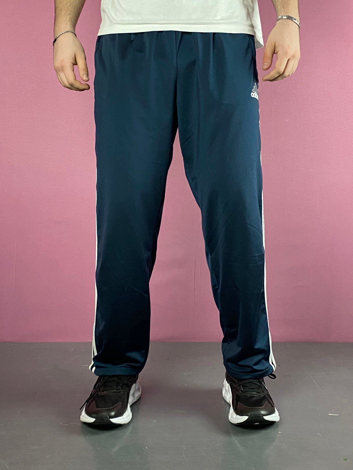 Adidas × Vintage Adidas Vintage Men's Side Striped Track Pants - L Size US 32 / EU 48 - 3 Thumbnail