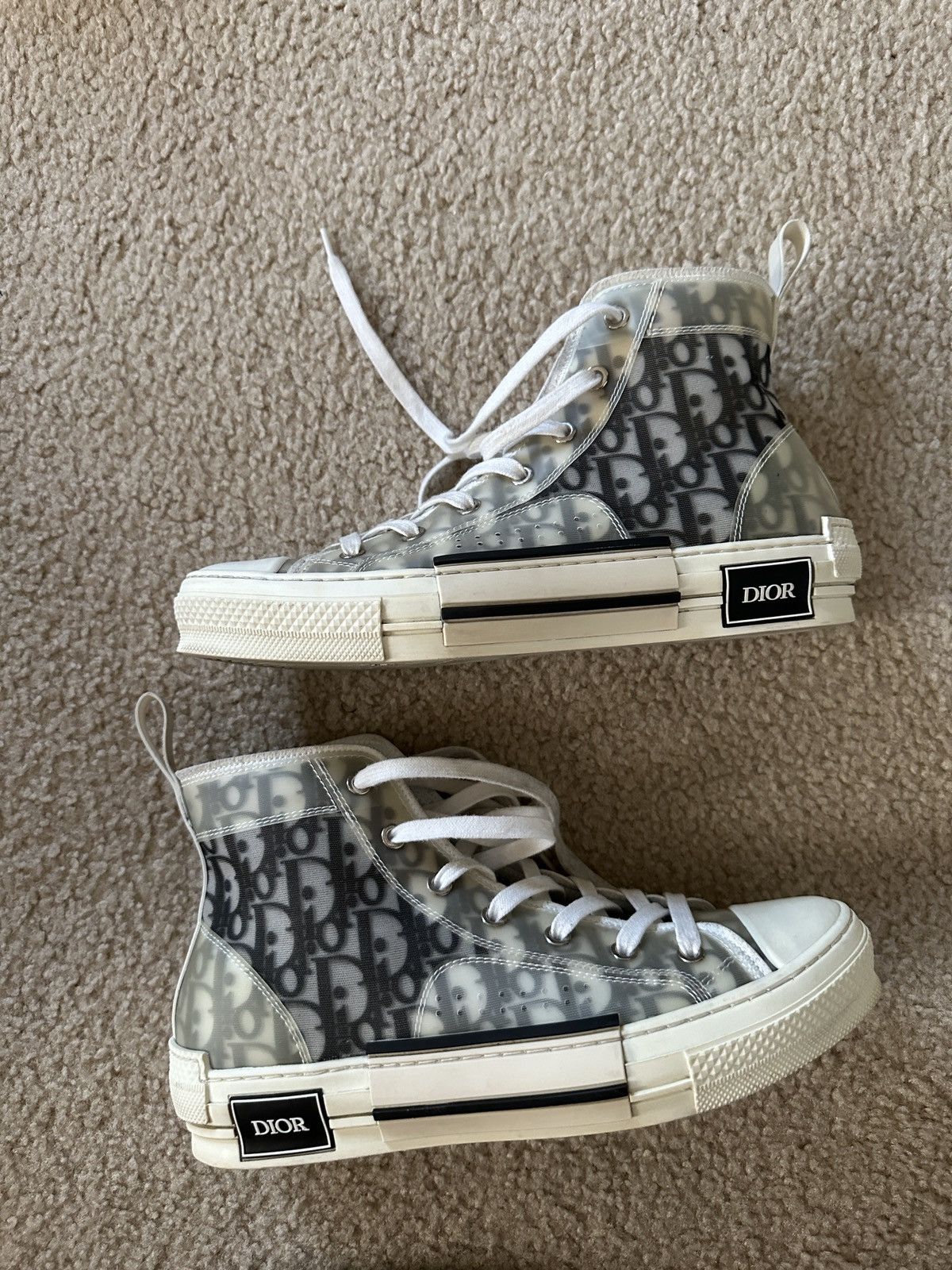 Dior Dior b23 high top Oblique Canvas sneakers size eu 40 us 8 Size US 8 / EU 41 - 6 Thumbnail