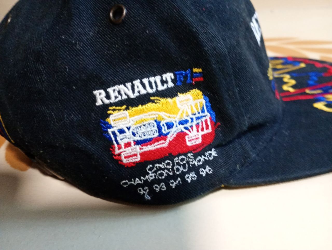 Formula 1 Renault F1 Blue Thunder Cap Vintage 90's Size ONE SIZE - 8 Thumbnail