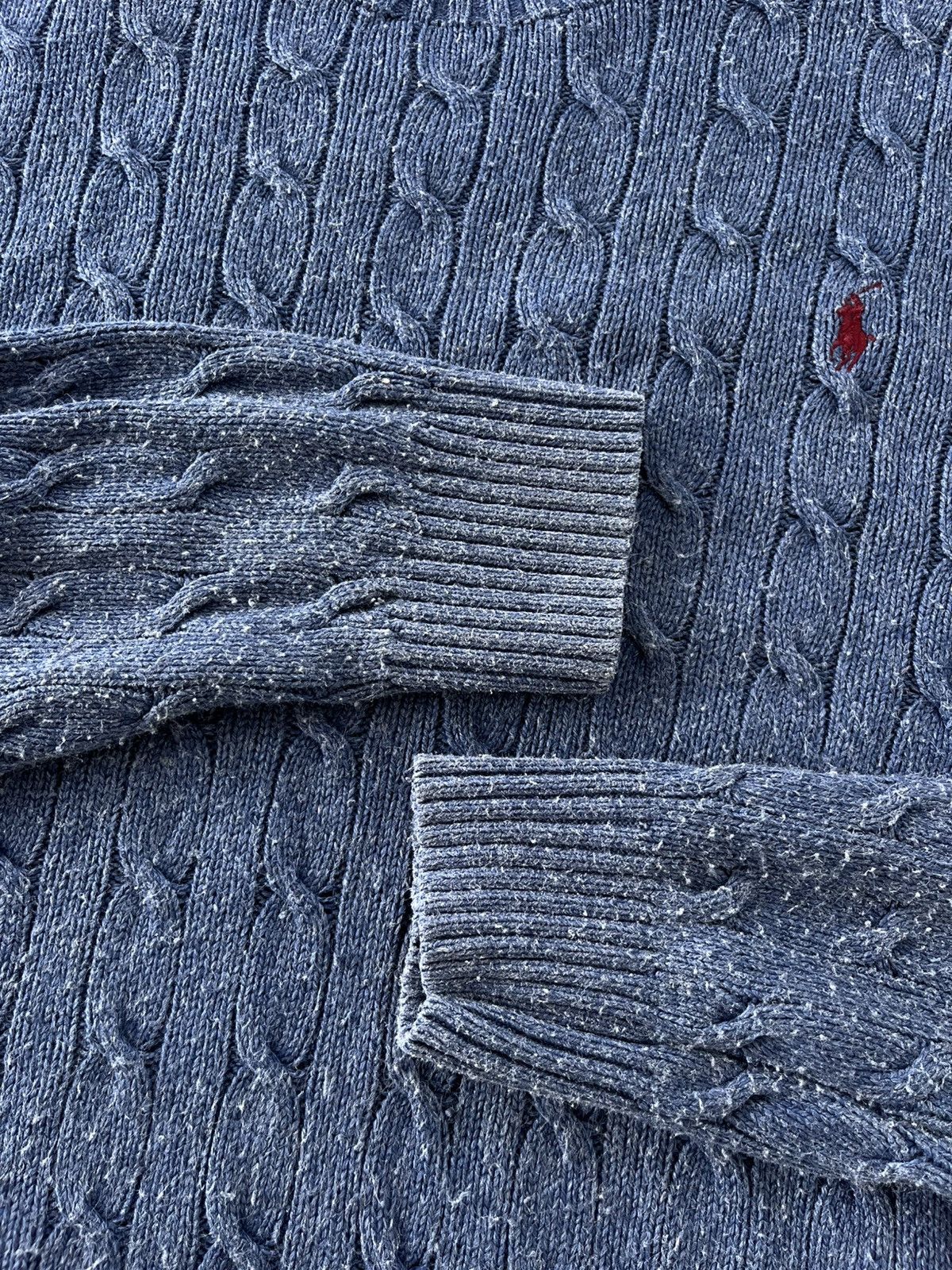 Polo Ralph Lauren Vintage Ralph Lauren Silk Knit Sweater Blue Small Logo Y2K Size US XL / EU 56 / 4 - 9 Thumbnail