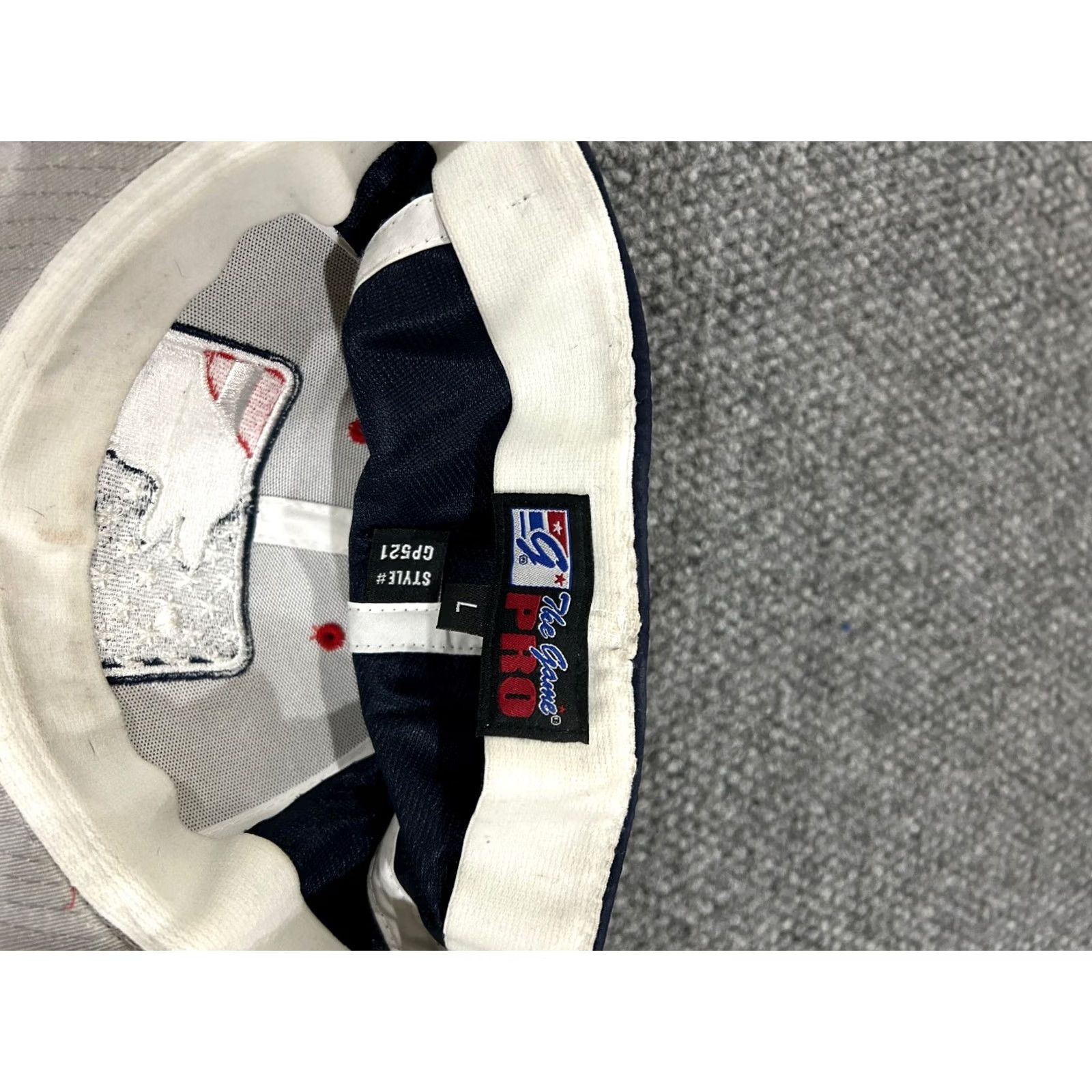 MLB The Game MLB Baseball Cap Mens One Size Adjustable Blue White Red American Flag Logo Beach Casual Sports Hats Size ONE SIZE - 7 Thumbnail