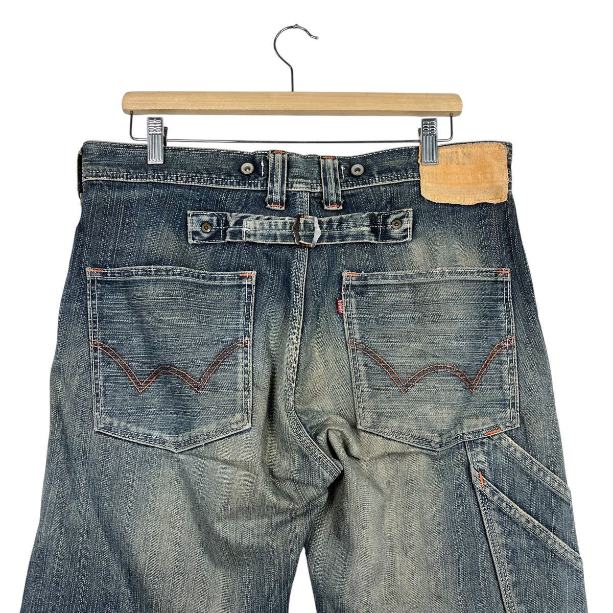 Edwin Vintage Edwin Lot 405 Distressed Denim Jeans Size US 34 / EU 50 - 8 Thumbnail