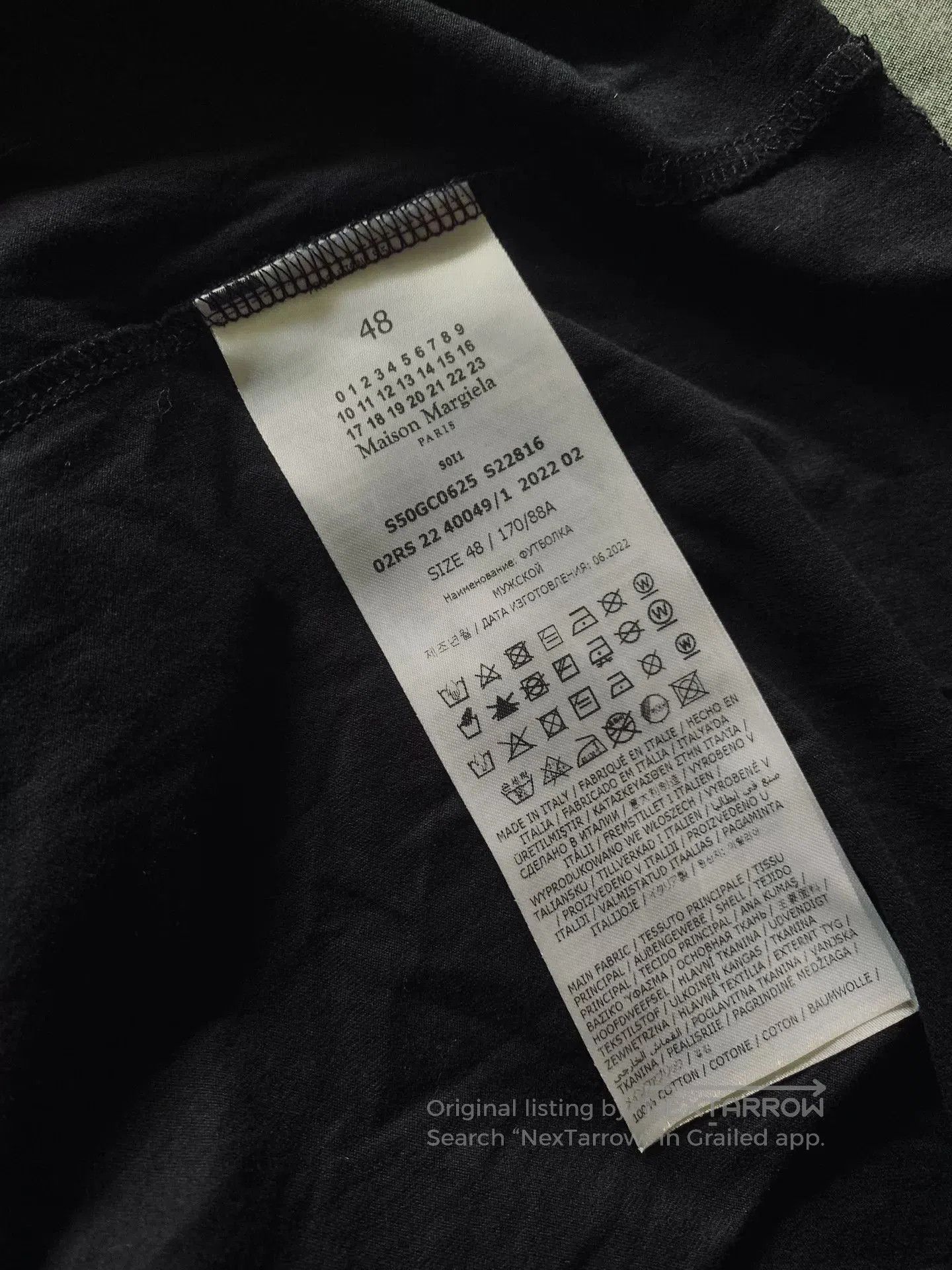 Maison Margiela Maison Margiela Hollow Number T. Size US M / EU 48-50 / 2 - 4 Thumbnail