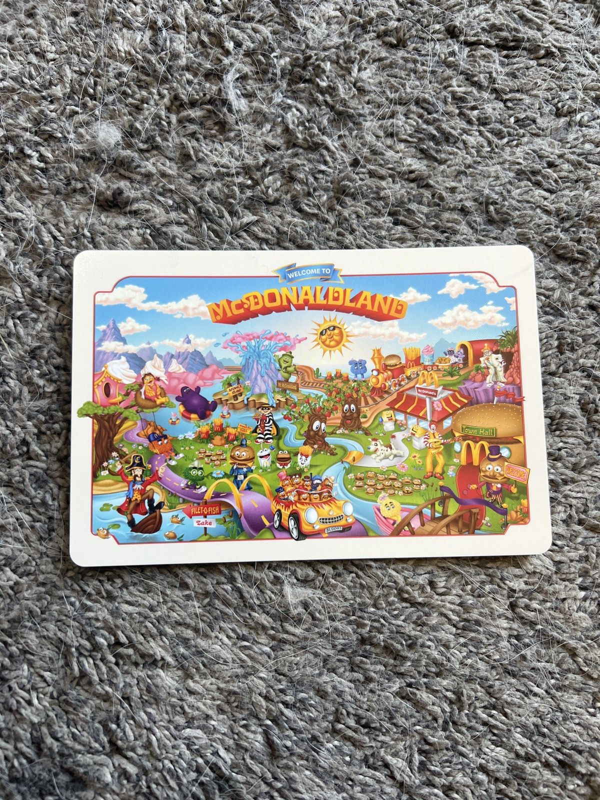 Hypebeast 2025 McDonald’s Welcome To McDonaldland Post Card Size ONE SIZE - 1 Thumbnail