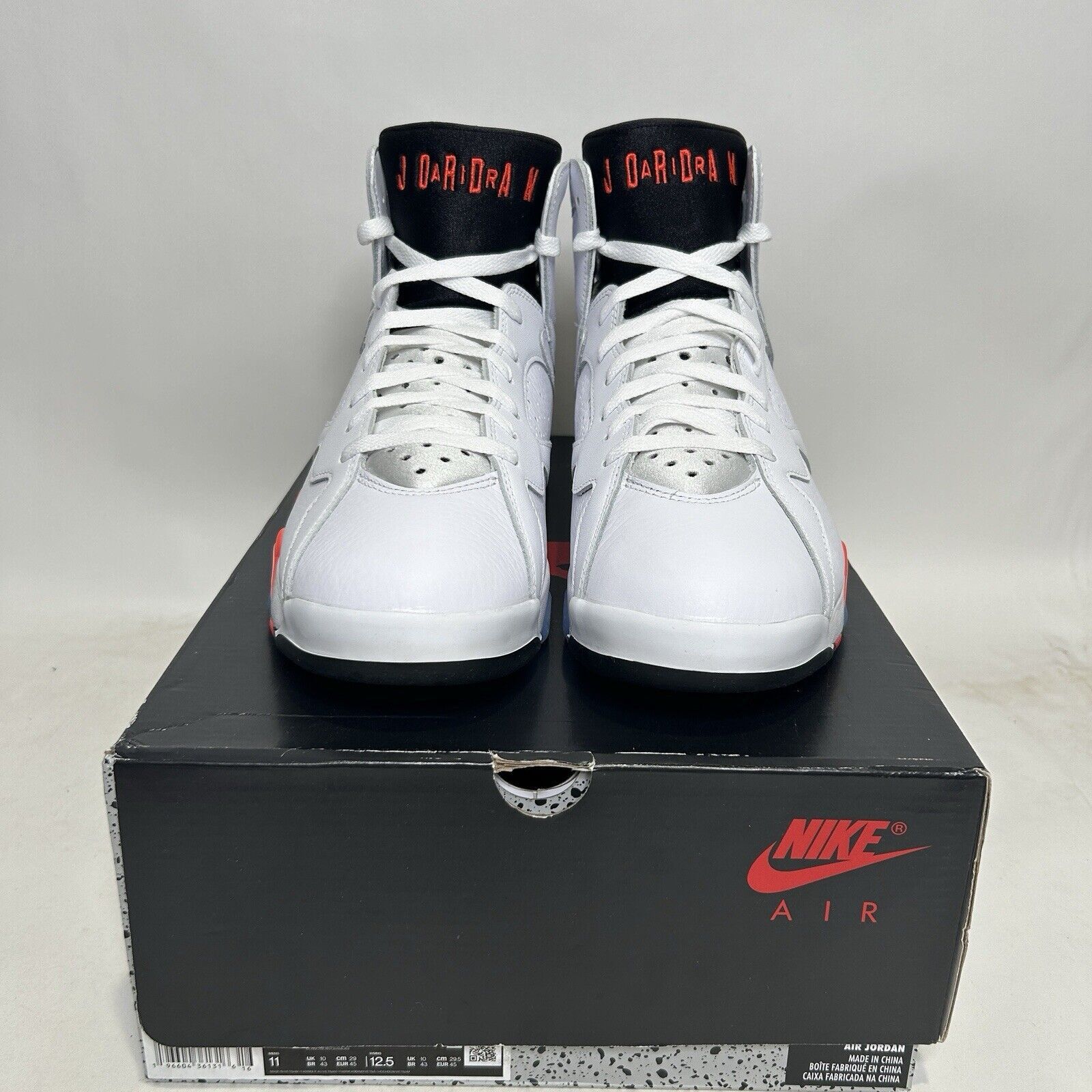 Nike Nike Air Jordan 7 Retro "White Infrared" 2024 Size US 11 / EU 44 - 2 Thumbnail