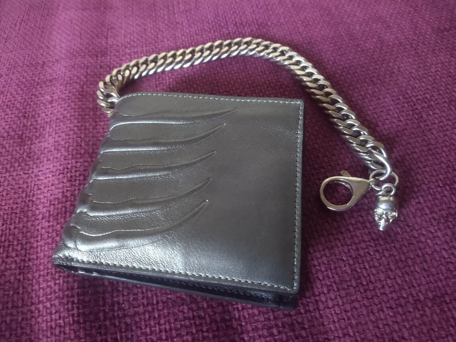 Designer wallet with chain - Alexander McQueen - rar