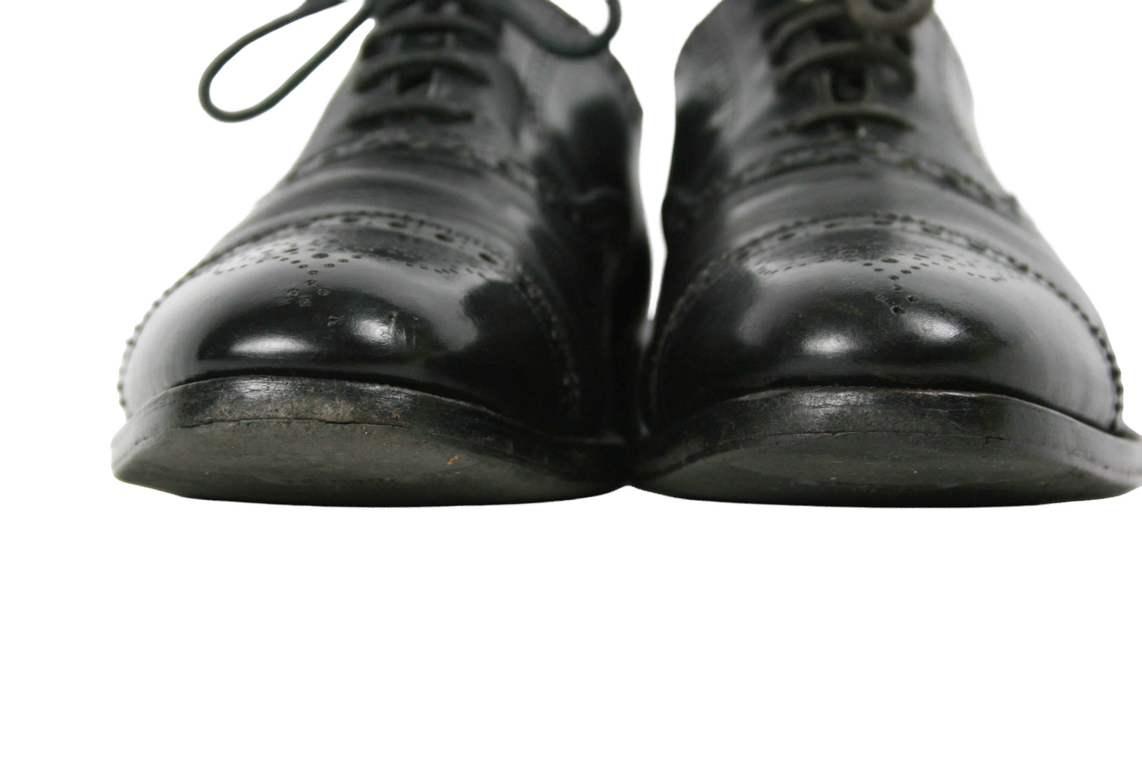 Crockett & Jones 00S Healt Brand Leather Brogue Vintage Size US 8.5 / EU 41-42 - 4 Thumbnail
