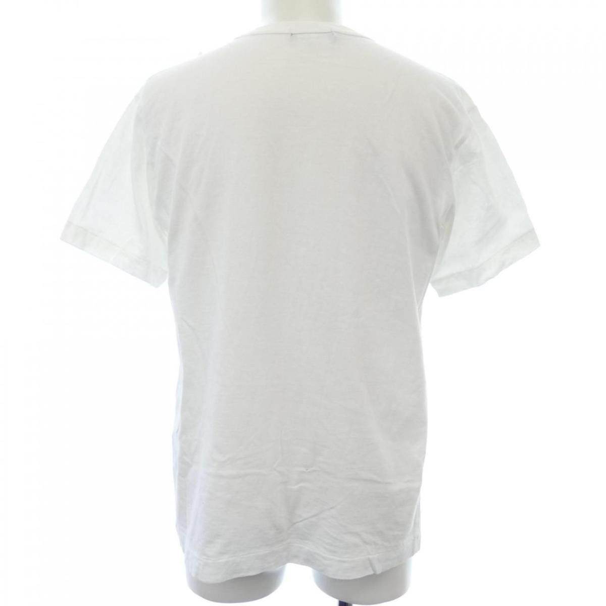 Comme des Garcons Homme Short Sleeve Front Design Cotton Tshirt White Size US S / EU 44-46 / 1 - 2 Thumbnail