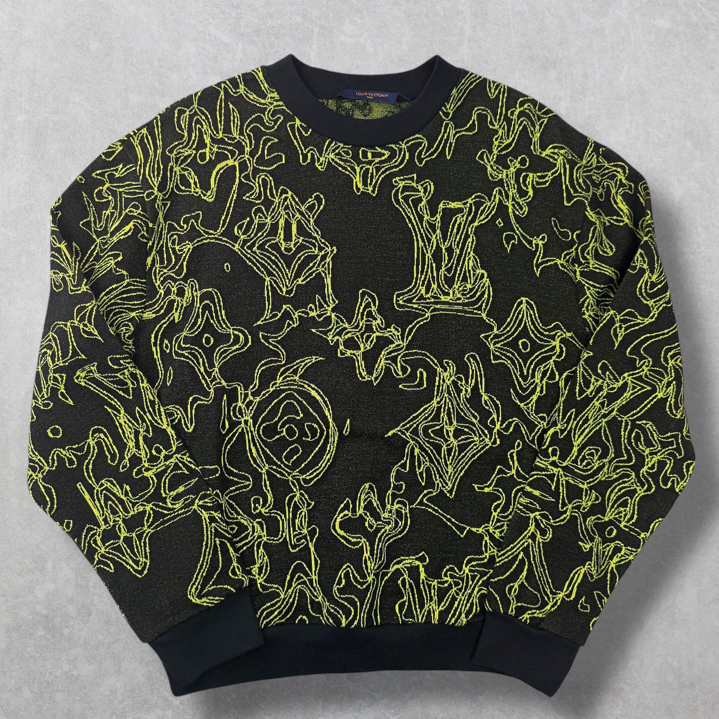Louis Vuitton Louis Vuitton Wavy Monogram Crewneck M Size US M / EU 48-50 / 2 - 1 Thumbnail