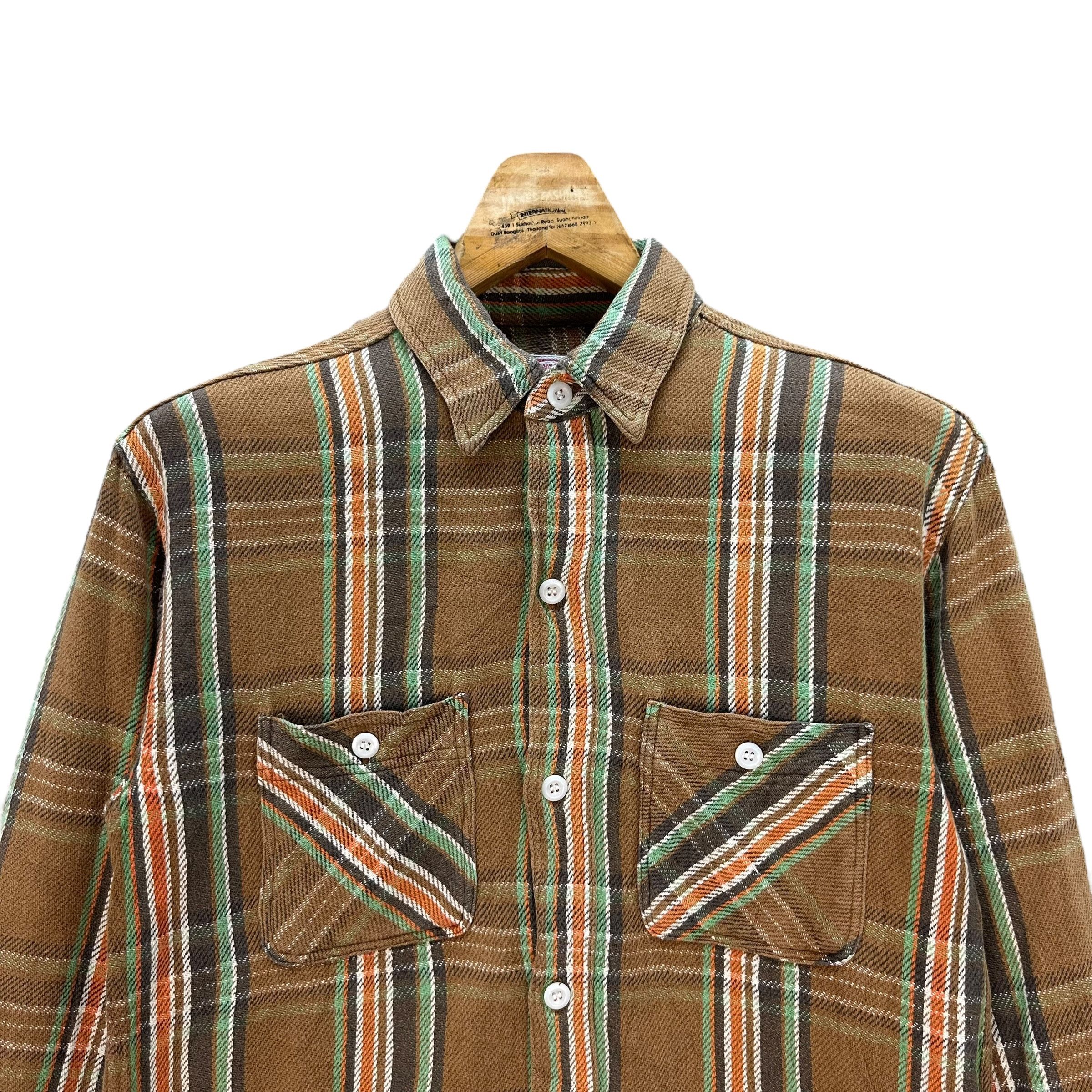Beams Plus BEAMS WORK CLOTHING CHECKED PLAID WORK SHIRT #9004-47 Size US L / EU 52-54 / 3 - 2 Thumbnail