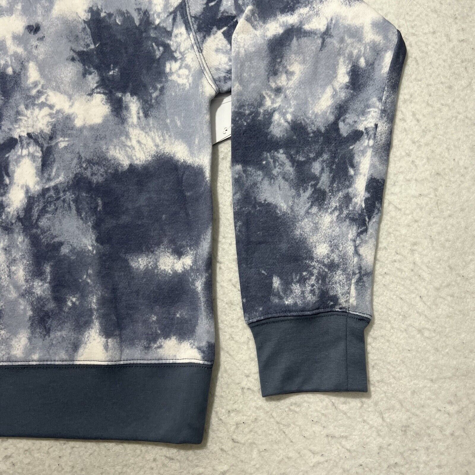Nordstrom Abound Crewneck Blue Ivory Space Tie Dye Pullover Sweatshirt Size M / US 6-8 / IT 42-44 - 5 Thumbnail