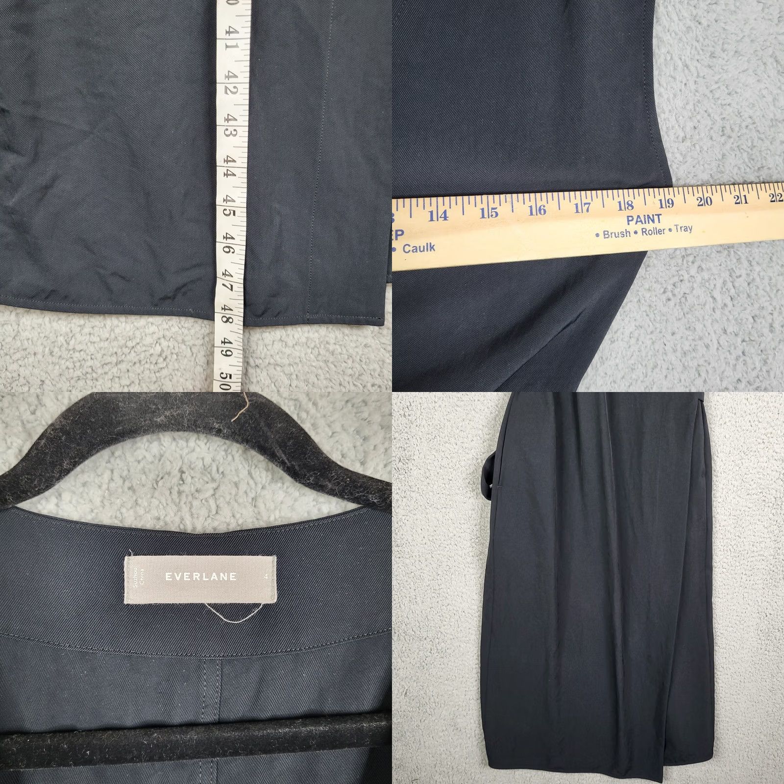Everlane Evelane Womens black Cap sleeve Wrap dress Size 4 - Casual, Size S / US 4 / IT 40 - 8 Thumbnail
