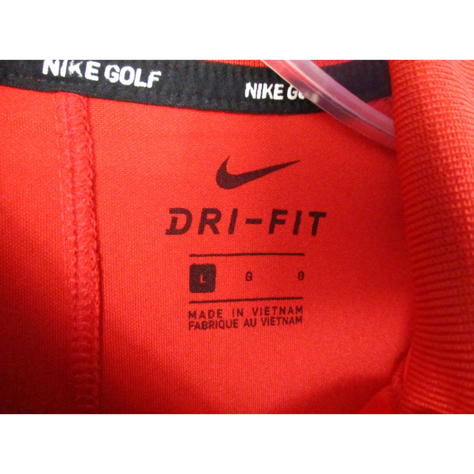 Nike Nike Golf Polo Shirt L Men’s Red Black Swoosh Dri Fit Shirt Short Sleeve Adult Regular Knit 100% Polyester Embroidered Logo Nike Golf Brand Size US L / EU 52-54 / 3 - 5 Thumbnail