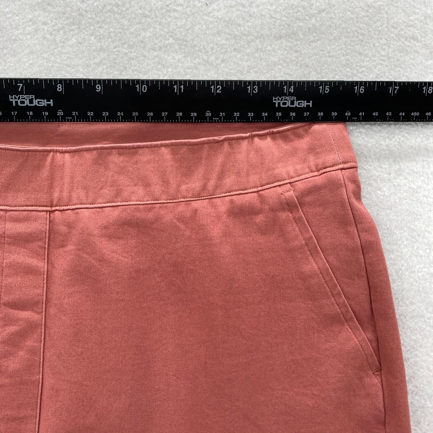 Spanx Spanx Polished Pants Women's Medium Tall Red Stretch Pull On Slim Leg Tapered Size 32" / US 10 / IT 46 - 7 Thumbnail