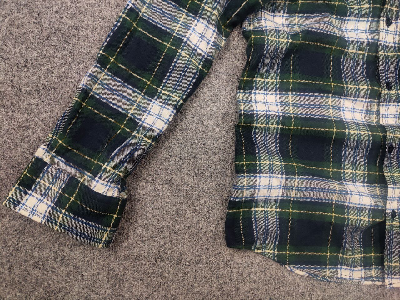 Dsquared2 Dsquared2 Design Green Logo Check Flannel Long sleeve Shirt Size US S / EU 44-46 / 1 - 6 Thumbnail