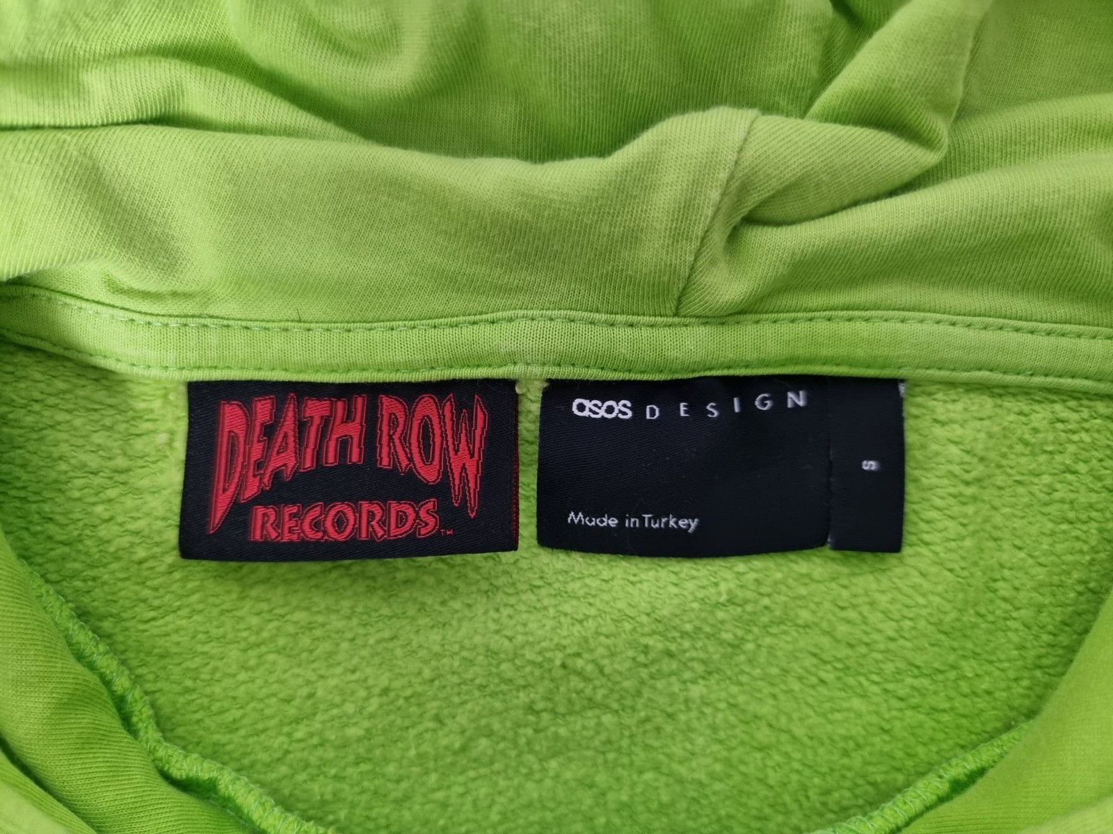 Asos × Death Row Records Death Row Records asos neon green hoodie S oversize Size US S / EU 44-46 / 1 - 10 Thumbnail