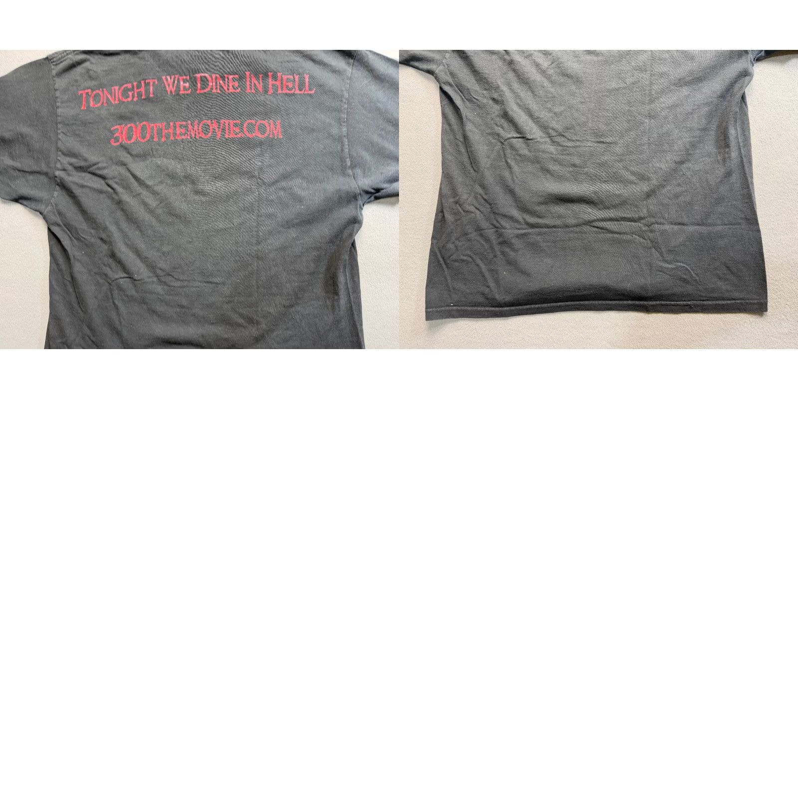 Delta Vintage Delta Shirt Mens L Black 300 The Movie Tonight We Dine In Hell T-Shirt Mens L Black Movie Theme 1990s Size US L / EU 52-54 / 3 - 10 Thumbnail