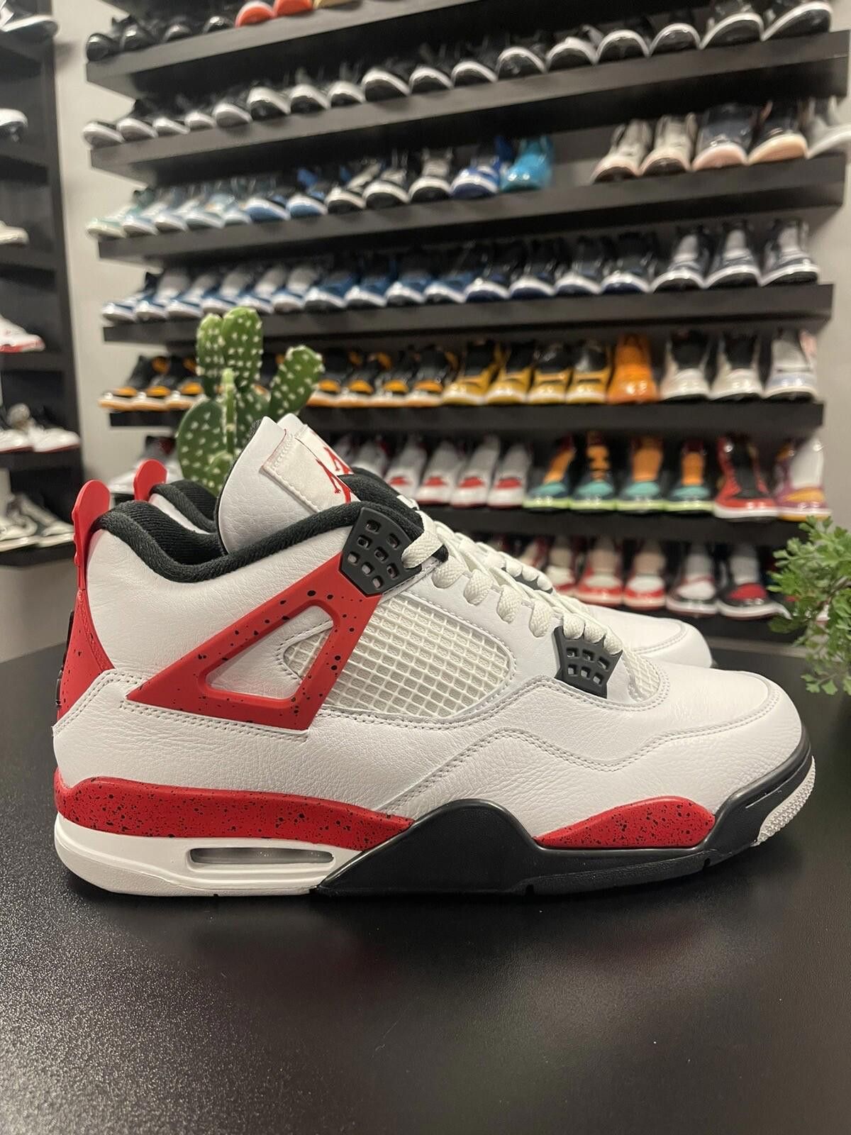 Nike Size 12 - Air Jordan 4 Retro Red Cement DH6927-161 OG Nike Size US 12 / EU 45 - 1 Thumbnail