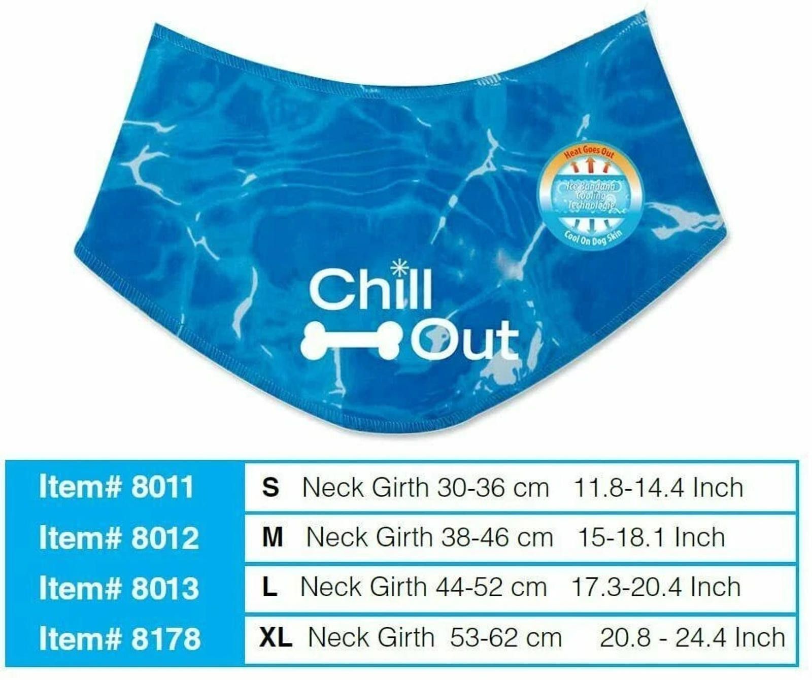 Other ALL FOR PAWS Chill Out Dog Ice Bandana, Size Small Size ONE SIZE - 4 Thumbnail