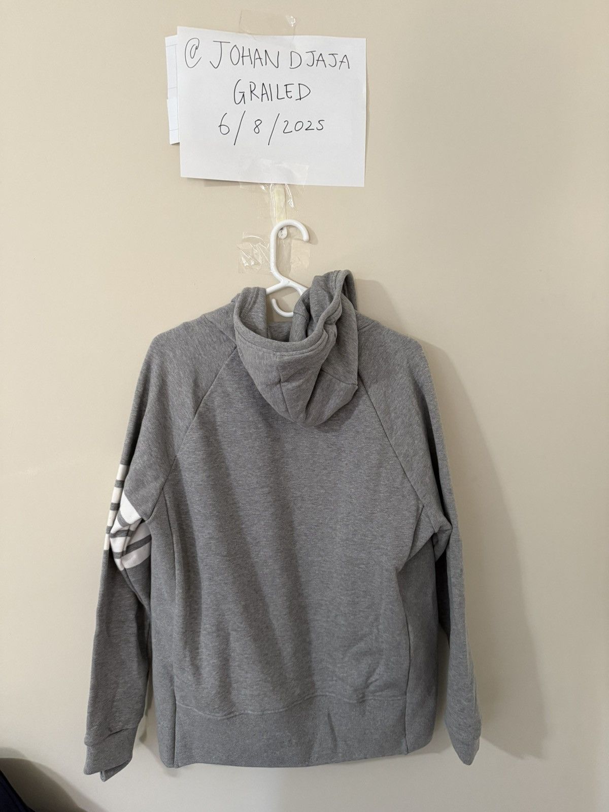 Thom Browne Thom Browne classic loopback 4-bar zip up hoodie Size US XL / EU 56 / 4 - 2 Thumbnail