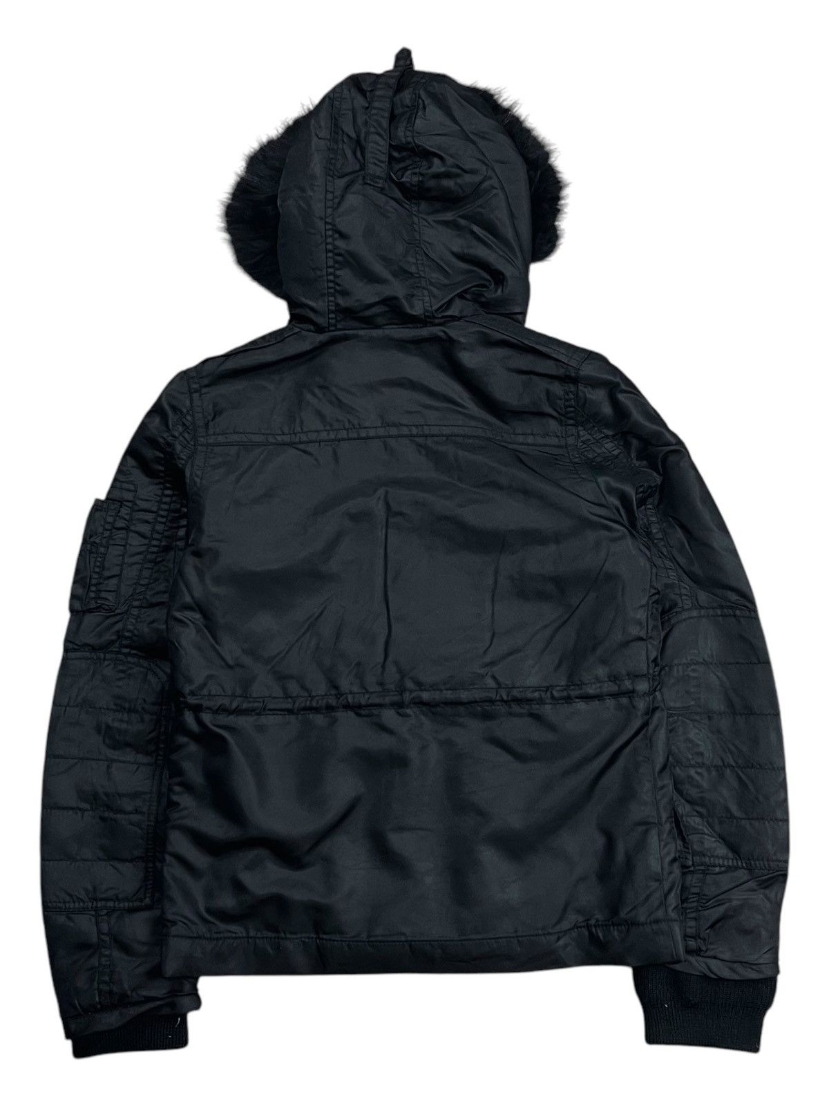 14th Addiction 2000s Moussy - Fur Hoodie Cyber Jacket Size US M / EU 48-50 / 2 - 3 Thumbnail