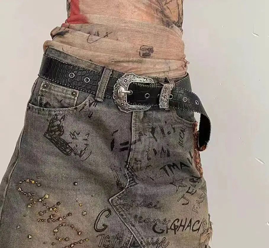 Designer × Vintage y2k vintage street hip hop punk belt Size ONE SIZE - 3 Thumbnail