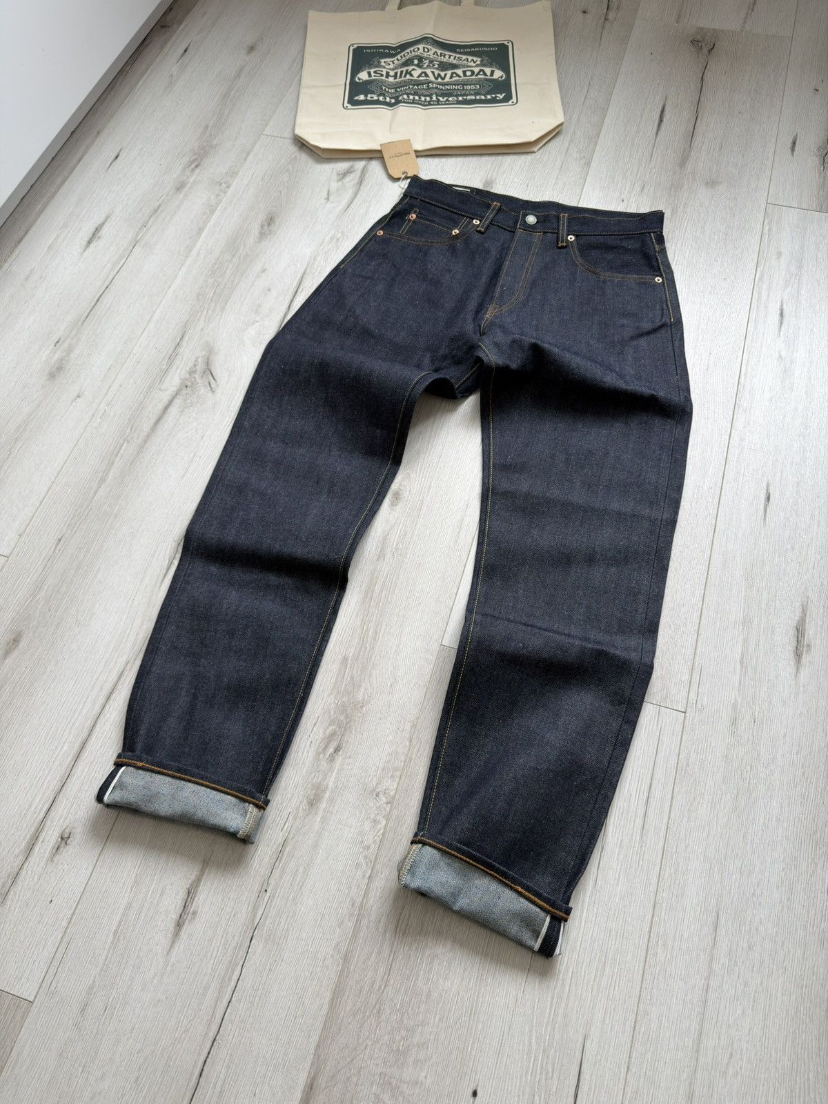Studio D'Artisan Studio D’Artisan 45th Anniversary SP-086 13oz Selvedge W30 Size US 30 / EU 46 - 8 Thumbnail