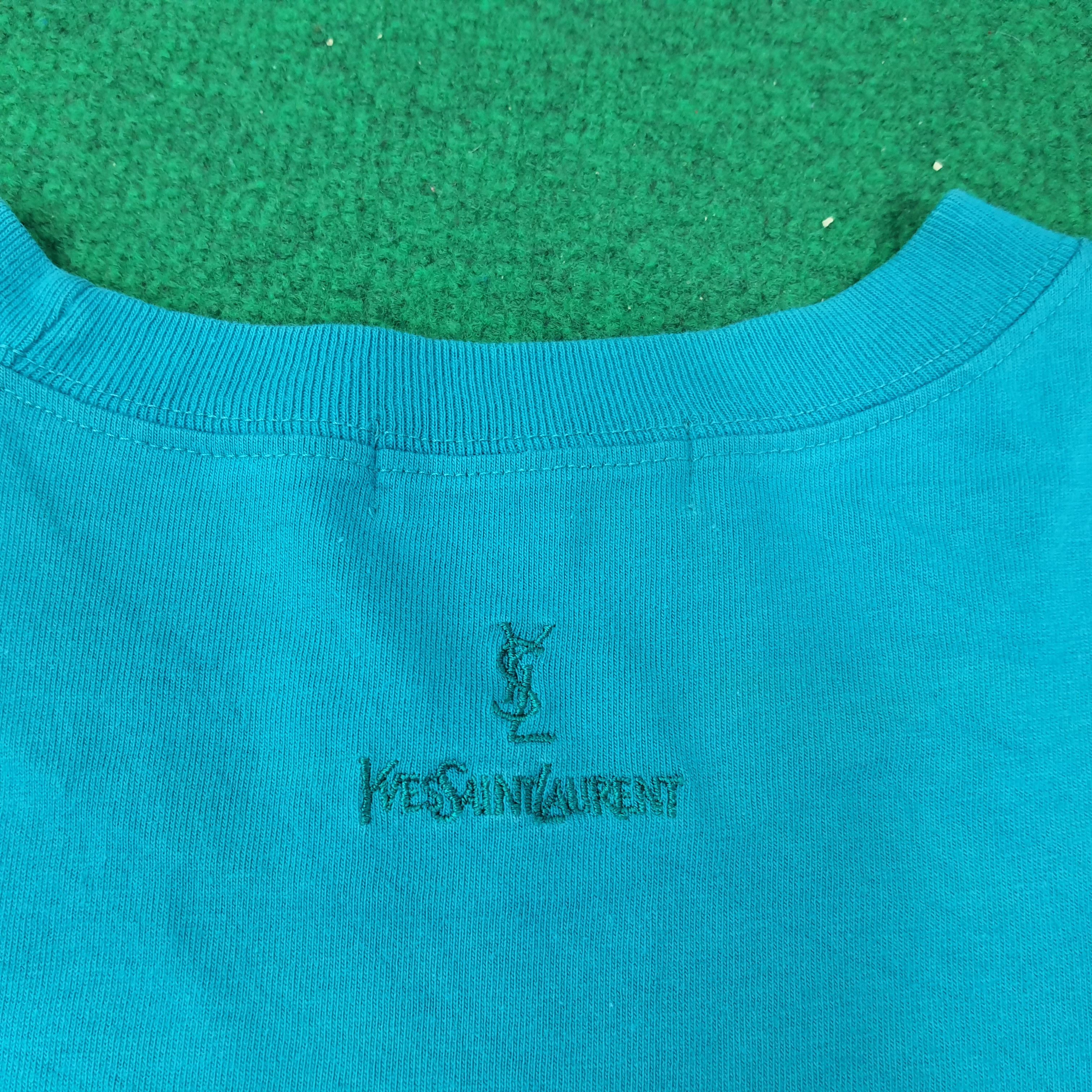 Yves Saint Laurent Vintage Yves Saint Laurent YSL Designer Tshirt C239N21 Size US L / EU 52-54 / 3 - 4 Thumbnail