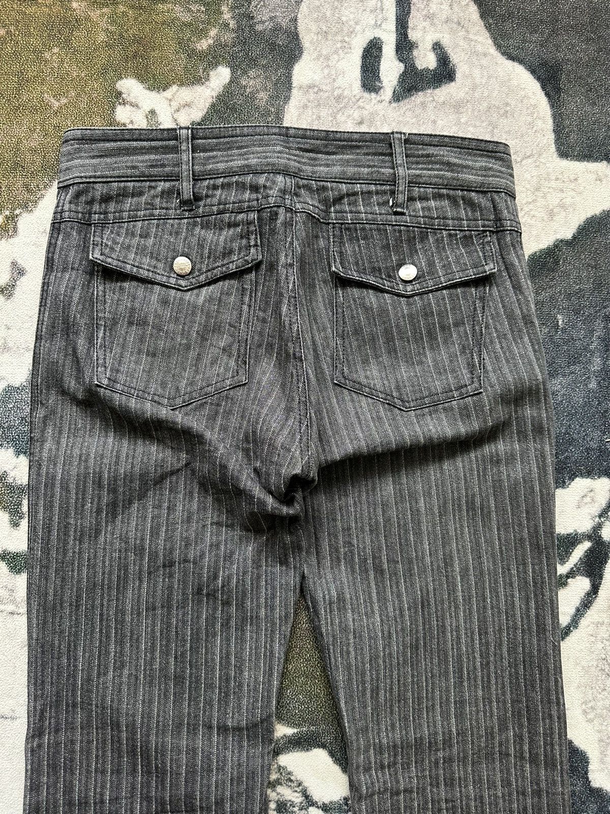 00's Katharine Hamnett 4 pocket Wabash stripe denim