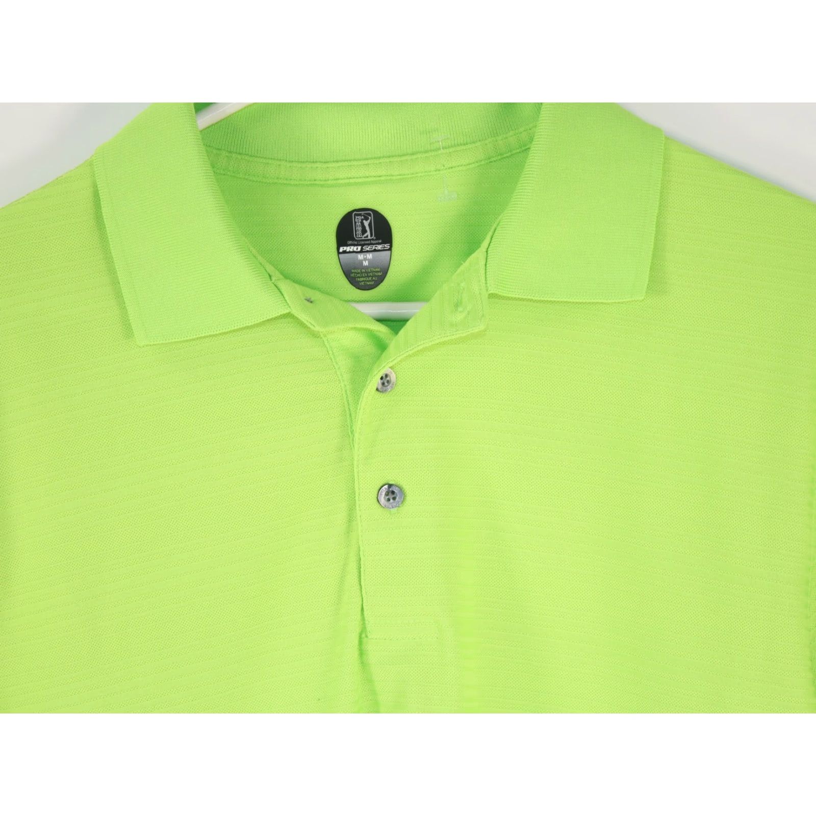 Vintage VINTAGE PGA Pro Series Polo Shirt Men's Adult SZ M Short Sleeve Lime Green Polo Shirt PGA Size US M / EU 48-50 / 2 - 2 Thumbnail