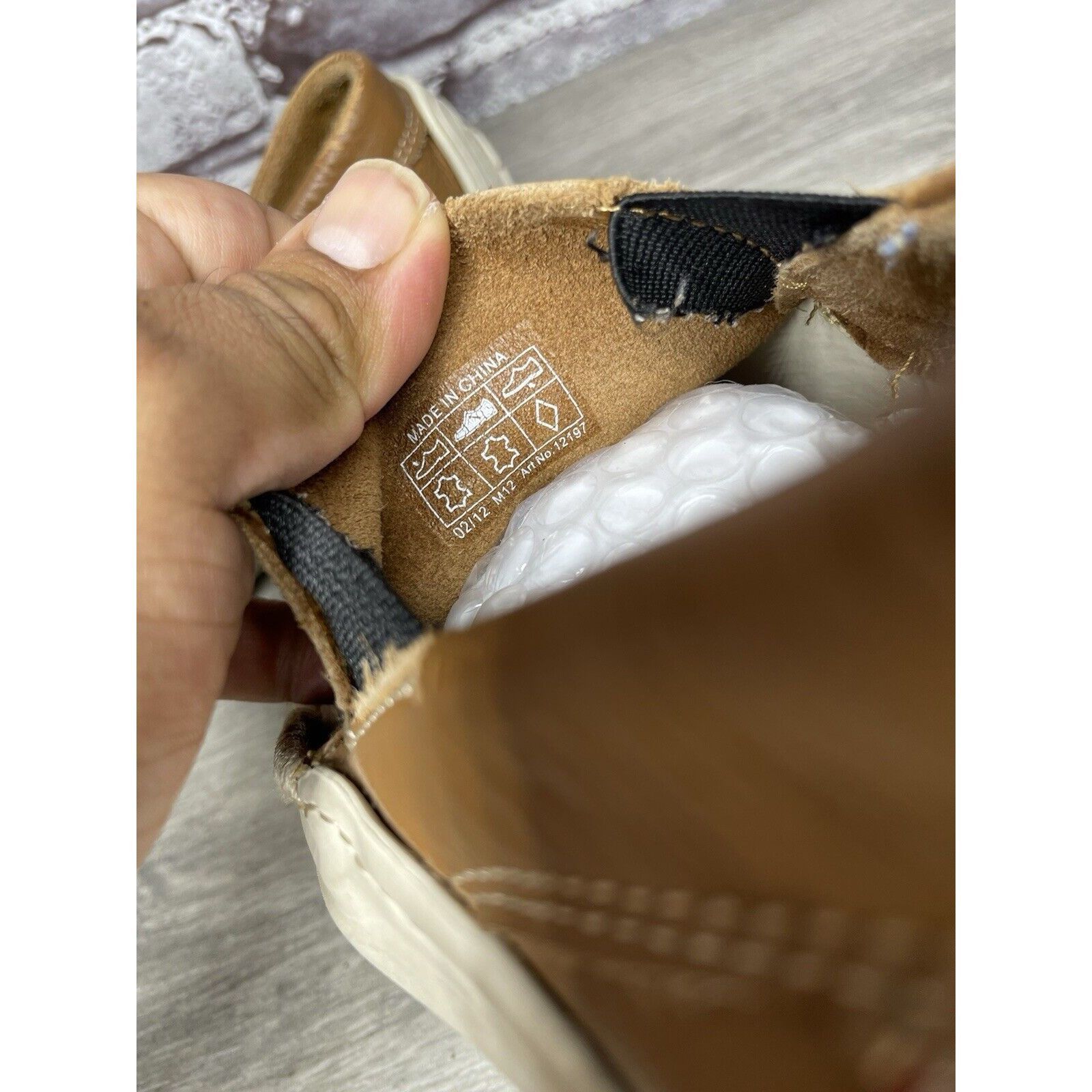 Crocs Crocs Brown Leather Vented Soles Cushioned Outdoor Loafers M Size US 12 / EU 45 - 14 Thumbnail