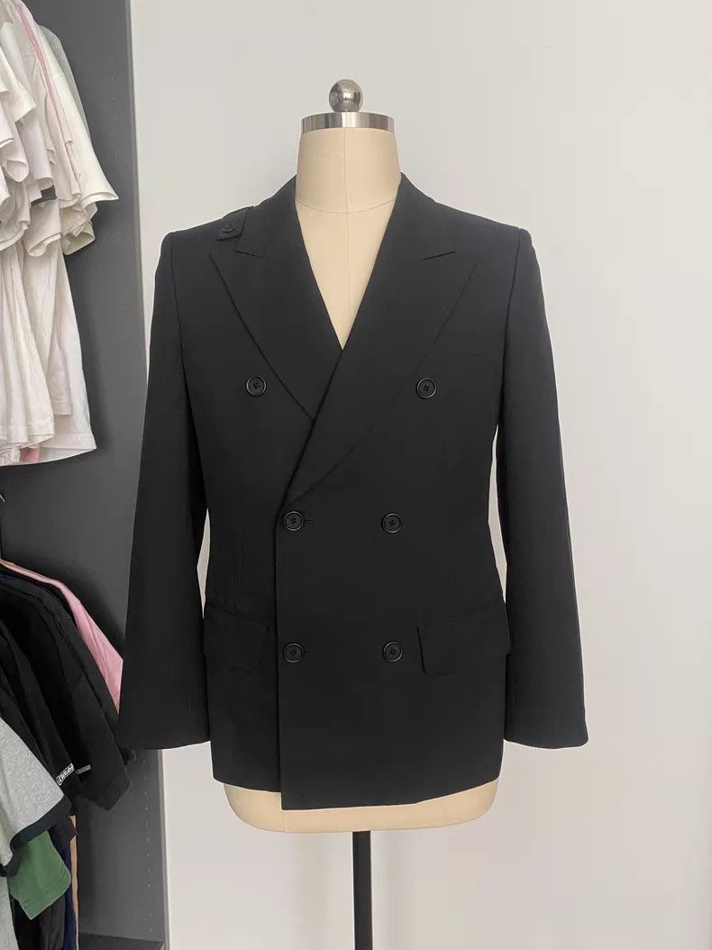 Yohji Yamamoto Yohji Yamamoto Double-breasted blazer jacket Size US M / EU 48-50 / 2 - 1 Thumbnail