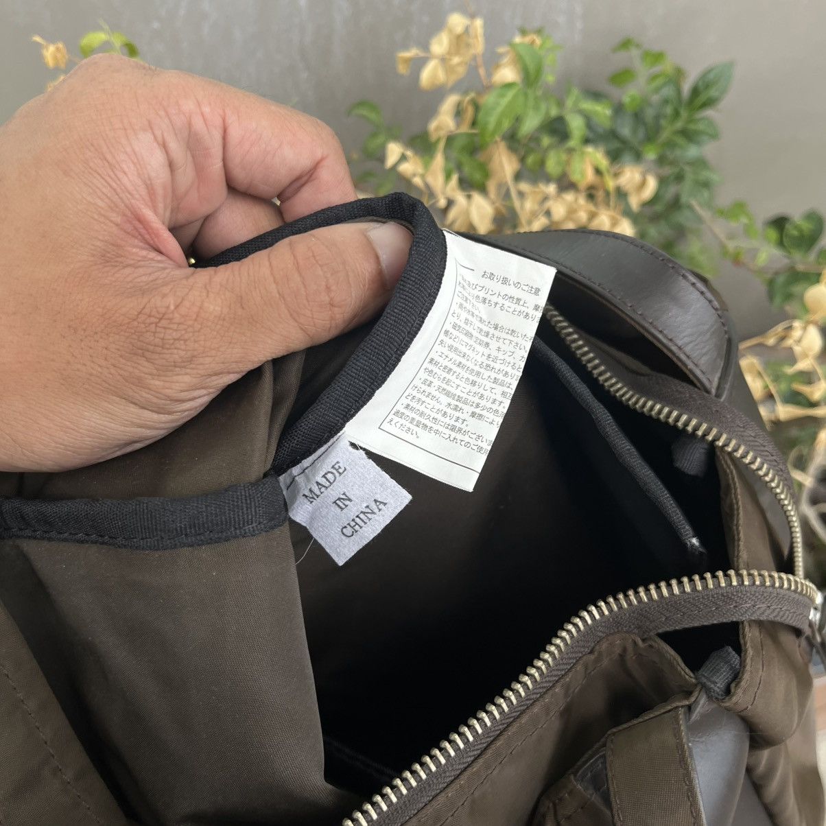 Yohji Yamamoto Y’Saccs Yohji Yamamoto Brown Tote Bag Size ONE SIZE - 12 Thumbnail