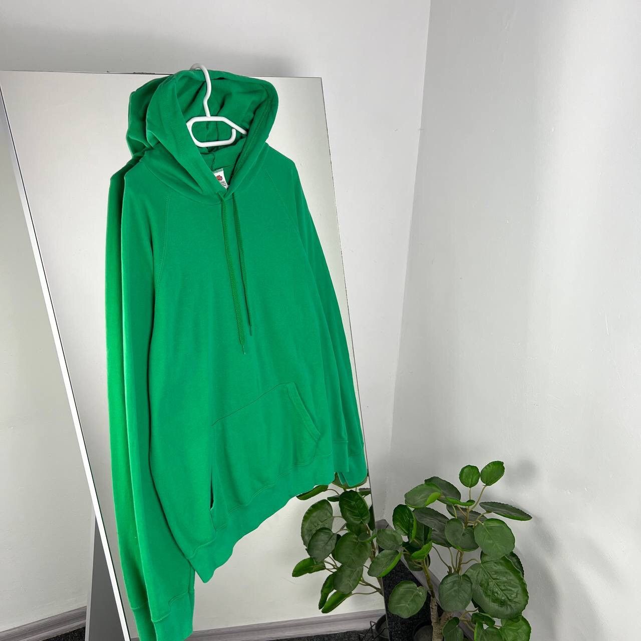90s Boxy Fit Vintage Hoodie Fruit Of The Loom Blank