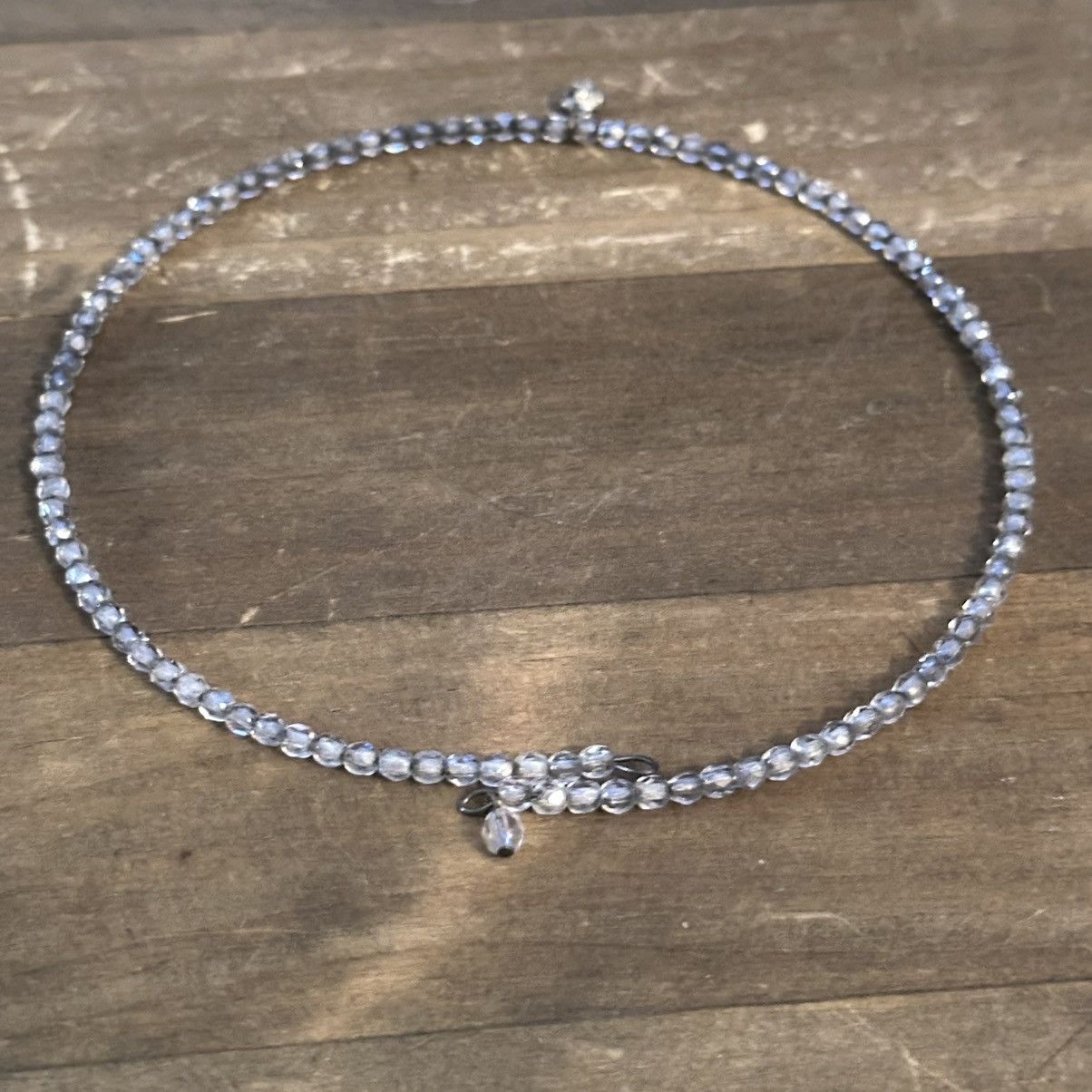 Other Crystal bead wire choker necklace Size ONE SIZE - 5 Thumbnail