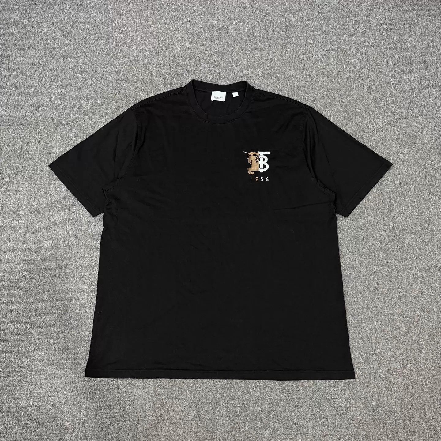Burberry Burberry Black Horseferry Logo Short Sleeve Tee XL Size US XL / EU 56 / 4 - 1 Thumbnail