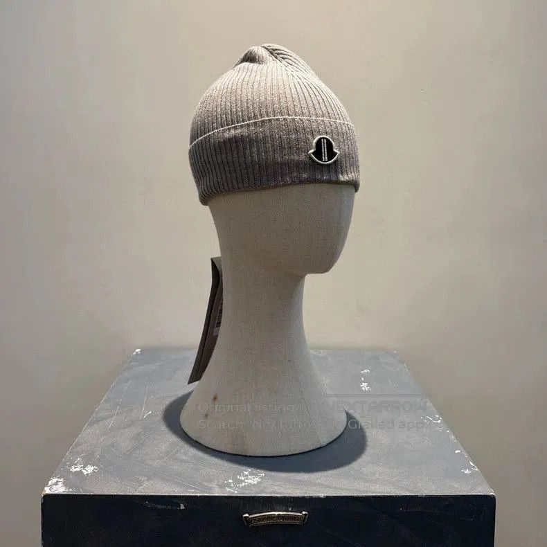 Rick Owens Rick Owens Moncler Logo Embroidered Cold Hat. Size ONE SIZE - 1 Thumbnail
