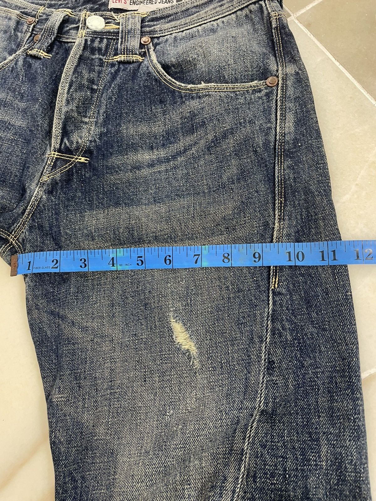 Levi's Vintage Levis Engineered Jeans Takuya Kimura Size US 30 / EU 46 - 17 Thumbnail