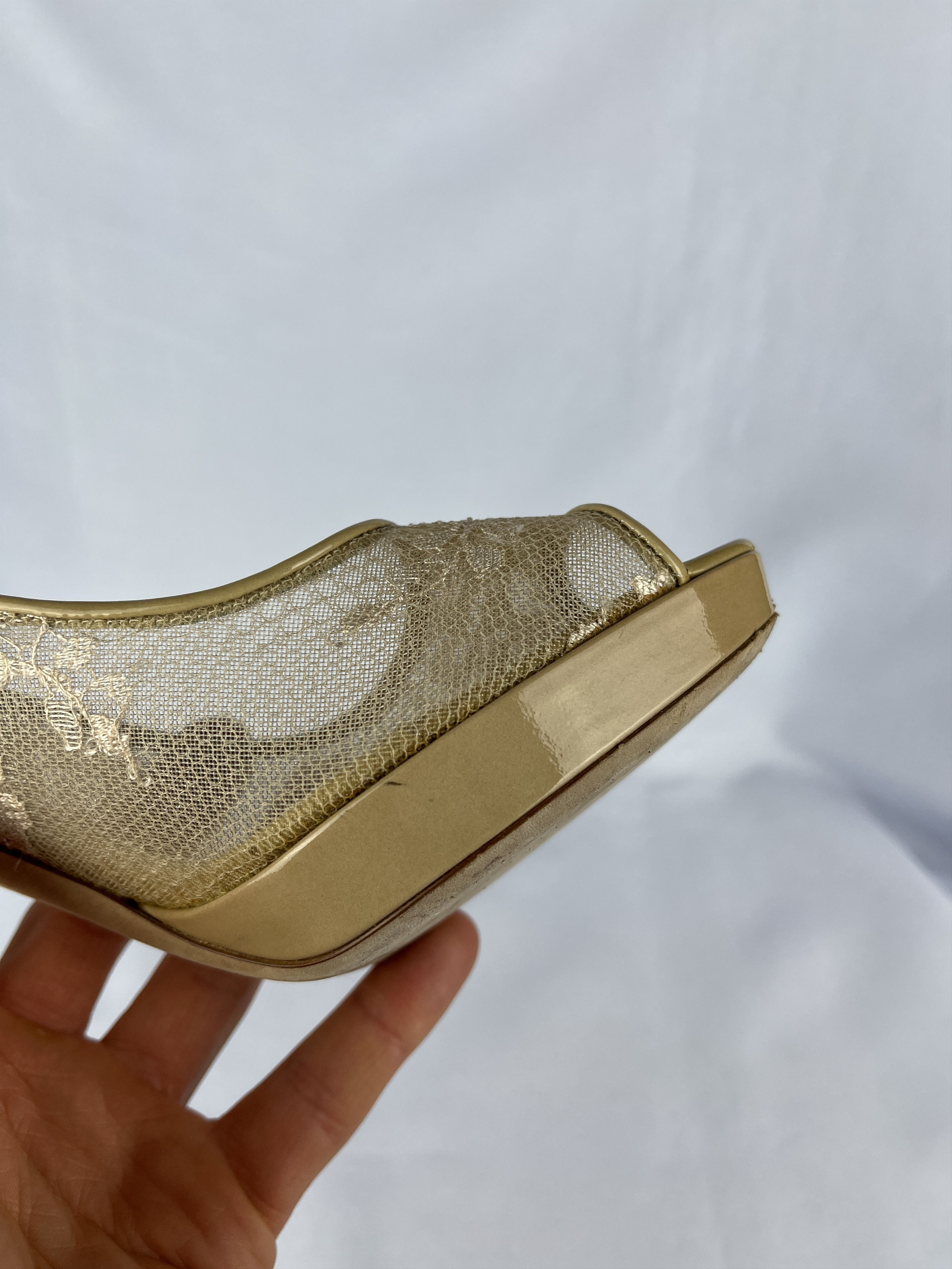 Jimmy Choo Jimmy Choo Mesh Peep Toes Heels 39.5 UK 6.5 US 9.5 CM 26.5 Size US 9.5 / IT 39.5 - 7 Thumbnail