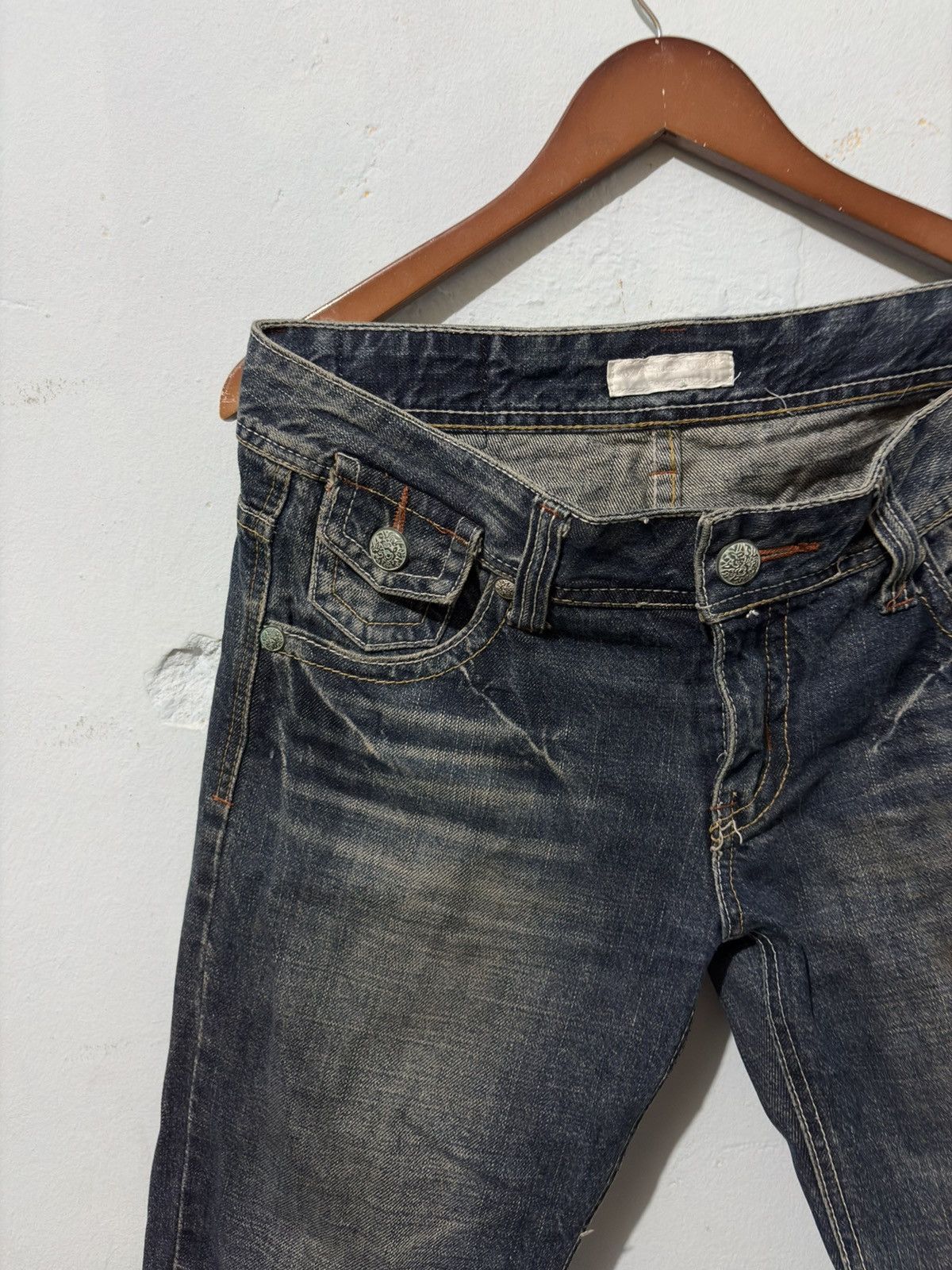 Japanese Brand Aqua Streetwear Flared Denim Size US 32 / EU 48 - 2 Thumbnail