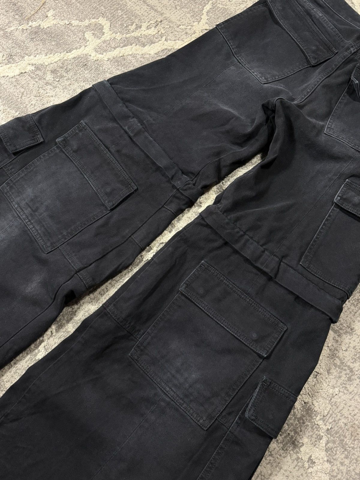 Balenciaga Balenciaga Convertible Flare Cargo Denim Size US 34 / EU 50 - 4 Thumbnail