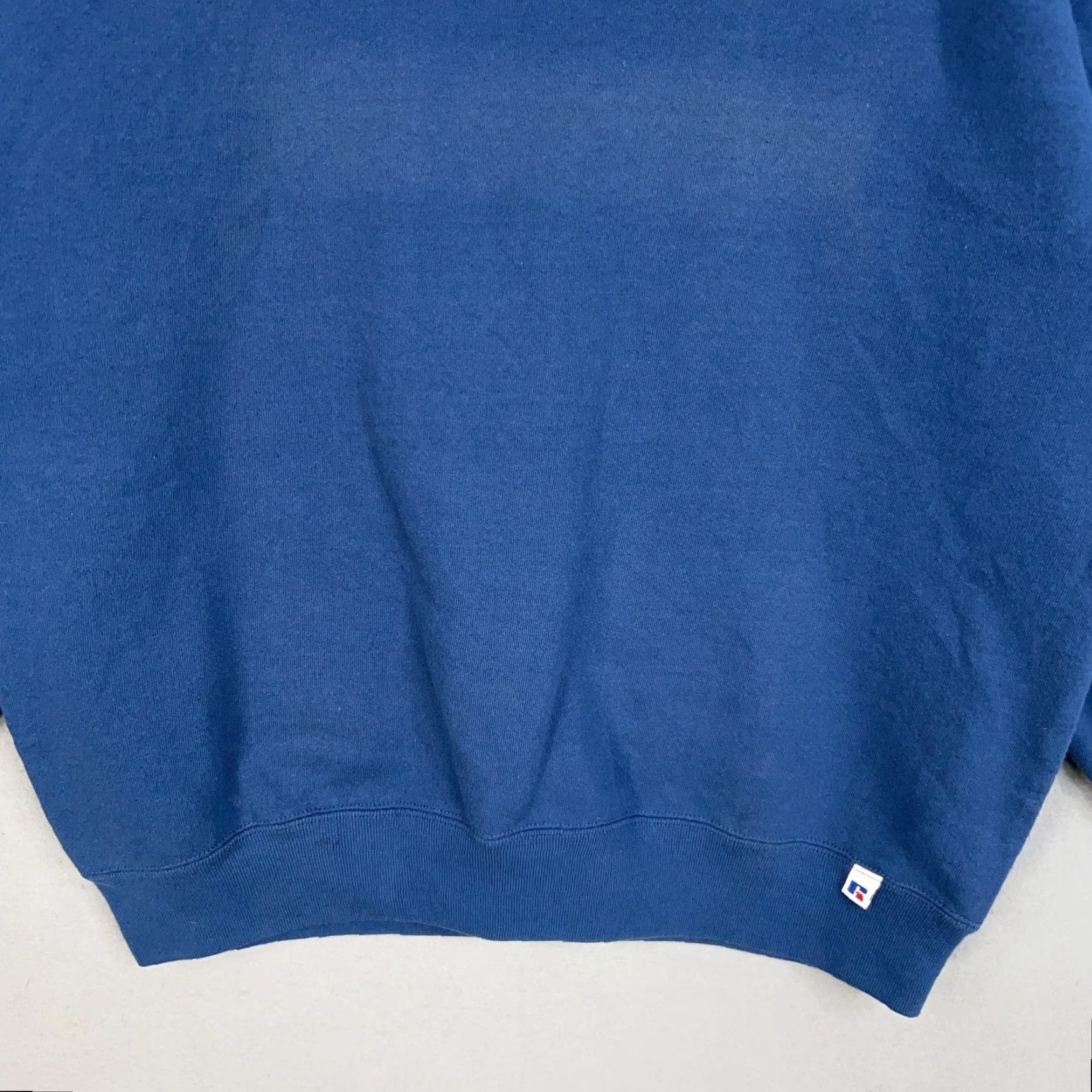 Russell Athletic VINTAGE Russell Army Sweatshirt Mens XL Blue Crewneck 50/50 Made USA 90s Pullover Sweatshirt Mens XL Blue 90s Russell Athletic Crewneck Pullover Size US XL / EU 56 / 4 - 3 Thumbnail
