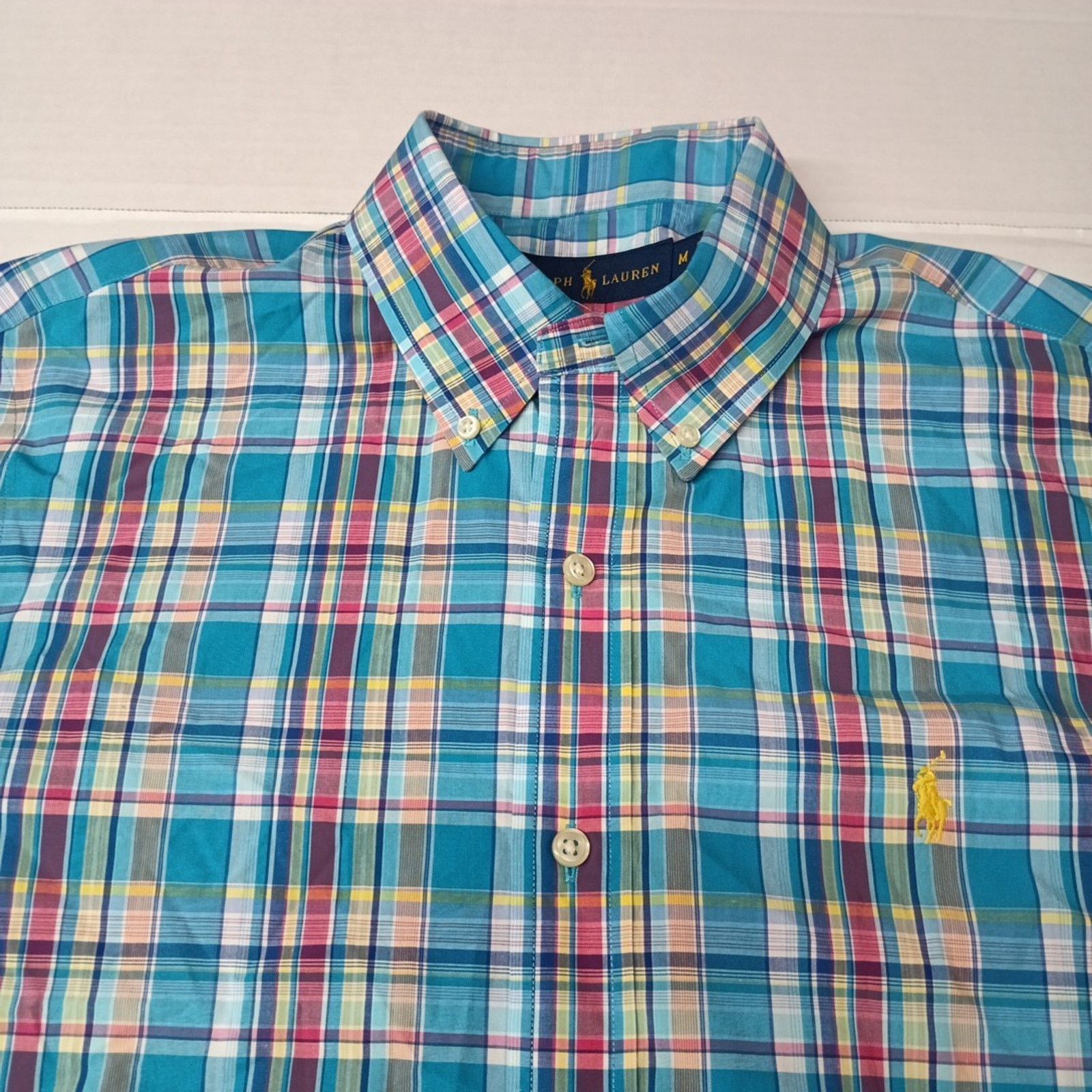 Polo Ralph Lauren Polo Ralph Lauren Button Down Shirt Men's M Multicolor Plaid Size US M / EU 48-50 / 2 - 3 Thumbnail