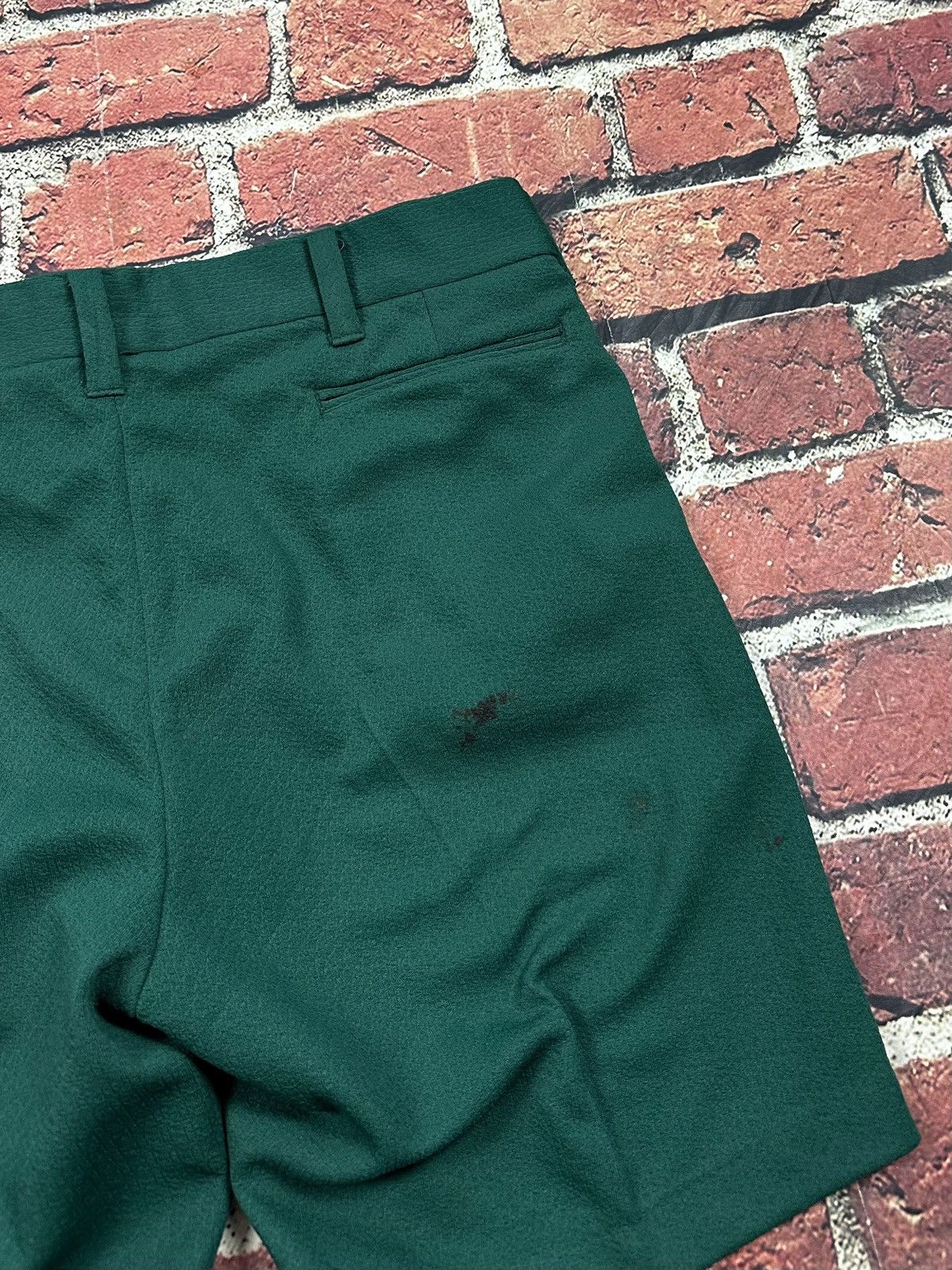 McGregor × Vintage Vintage McGregor Permanent Press Shorts 70s 80s Dark Green Size US 38 / EU 54 - 8 Thumbnail