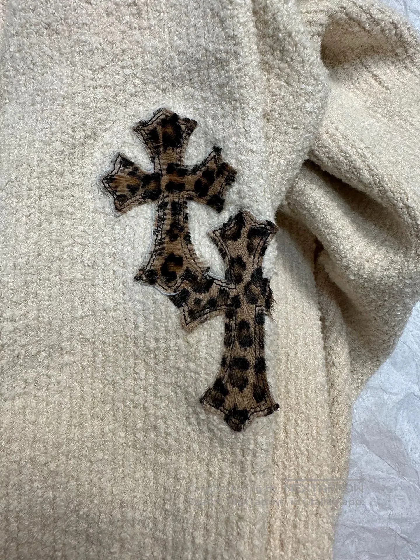 Chrome Hearts Chrome Hearts Leopard Cross Cashmere Coat. Size US XL / EU 56 / 4 - 5 Thumbnail