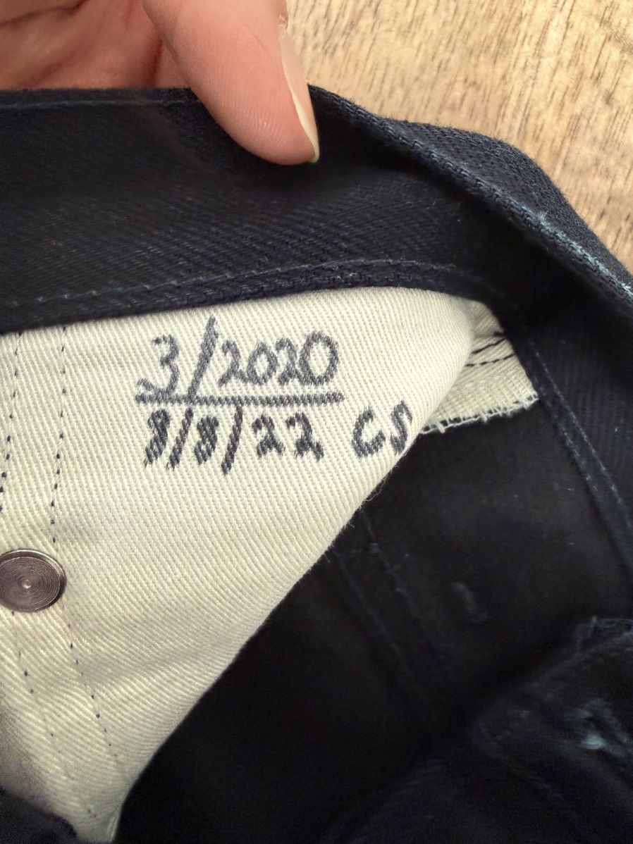 3sixteen 3sixteen men’s ST-121x shadow selvedge raw denim 17oz Size US 34 / EU 50 - 7 Thumbnail