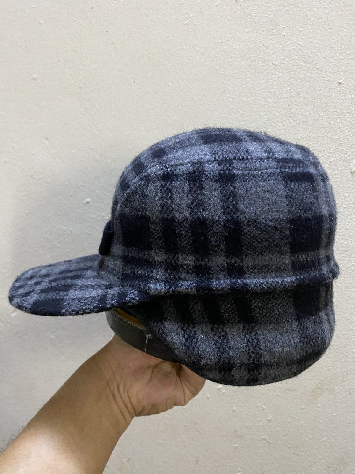 RRL Ralph Lauren RRL Double RL Ralph Lauren Plaid Earflap Hunting Cap Wool Size ONE SIZE - 5 Thumbnail