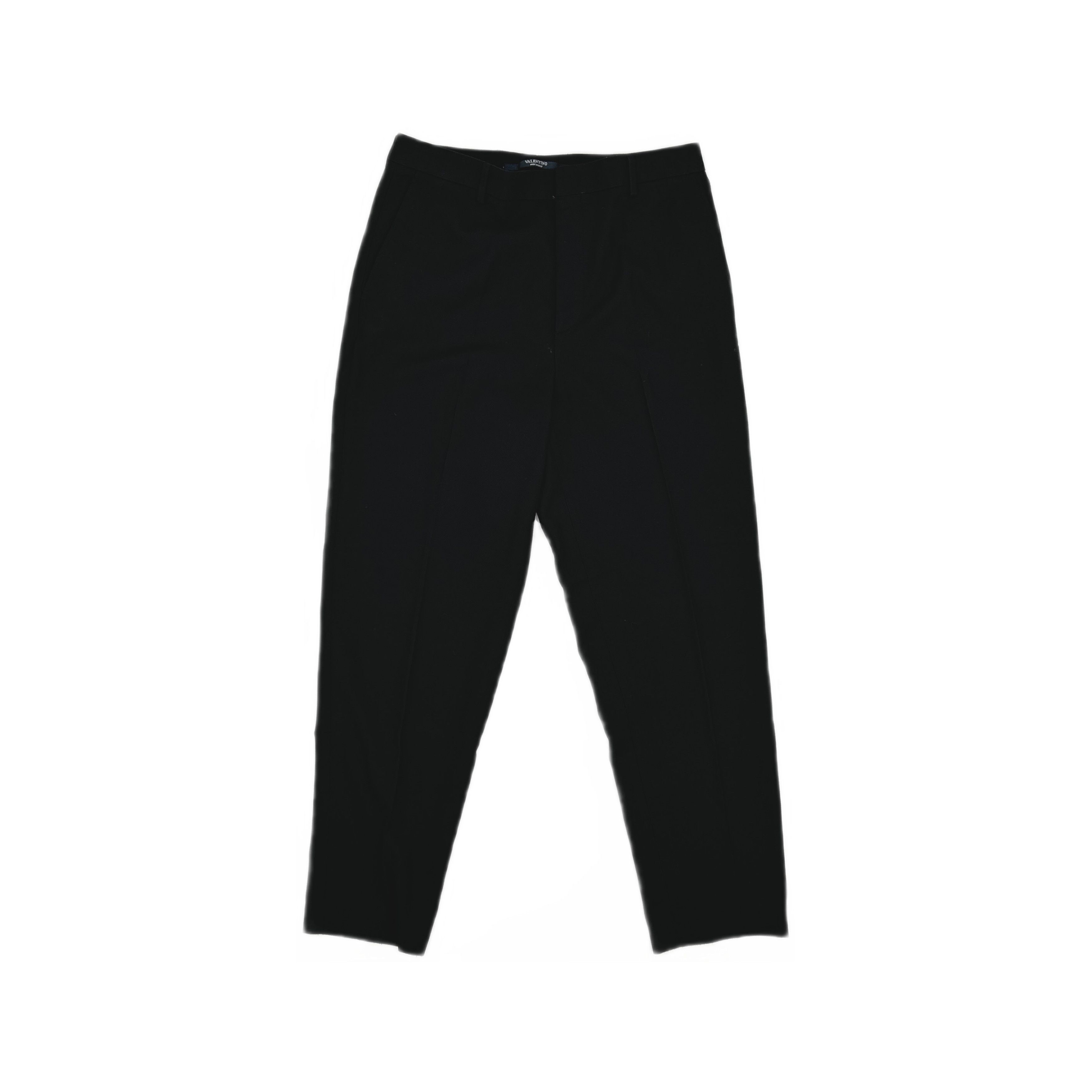 Valentino Valentino Black Cotton Casual Pants Size 50 Size US 34 / EU 50 - 1 Thumbnail