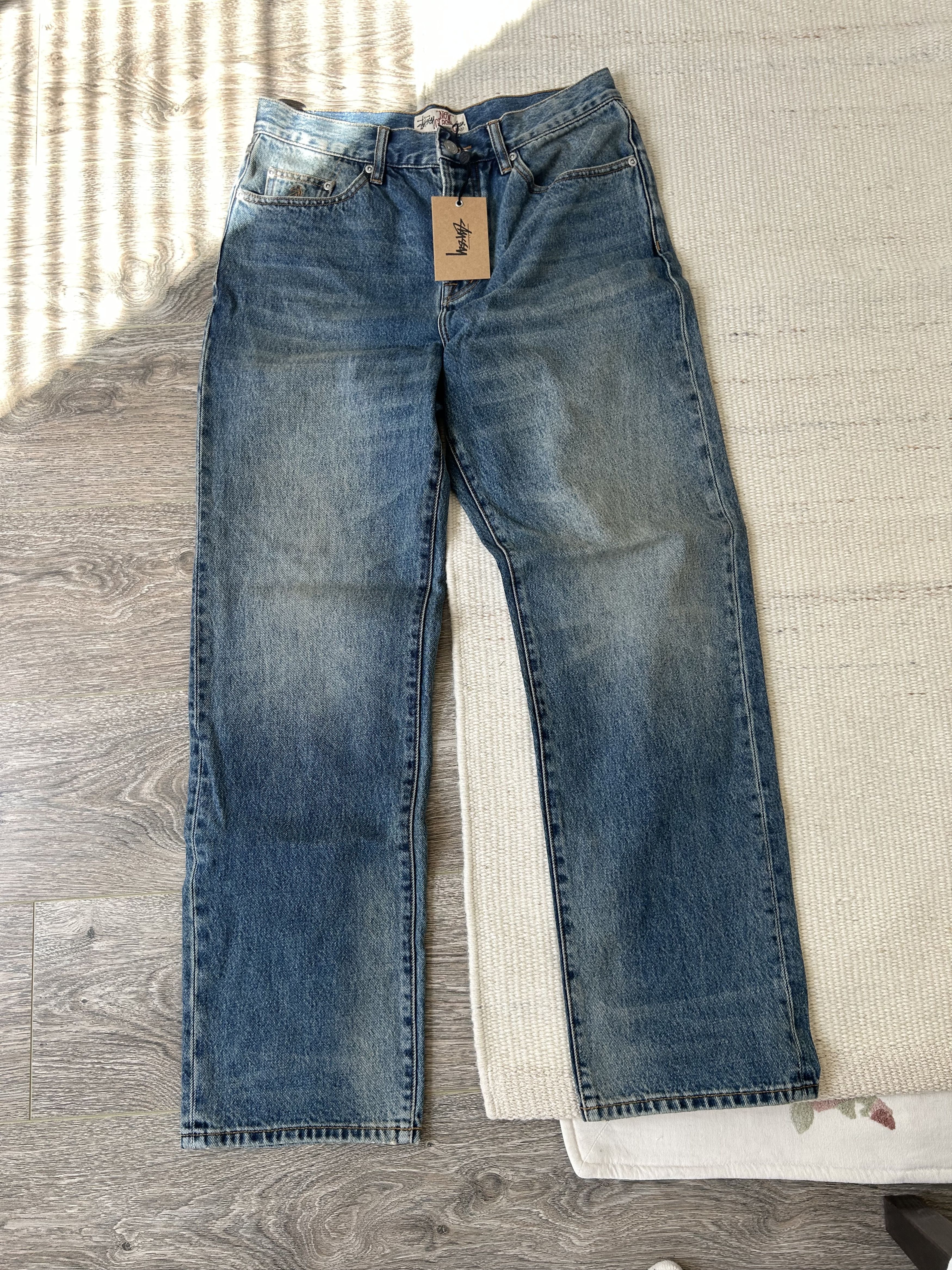 Stussy Stussy new classic jean denim - vintage mid wash Size US 30 / EU 46 - 2 Thumbnail