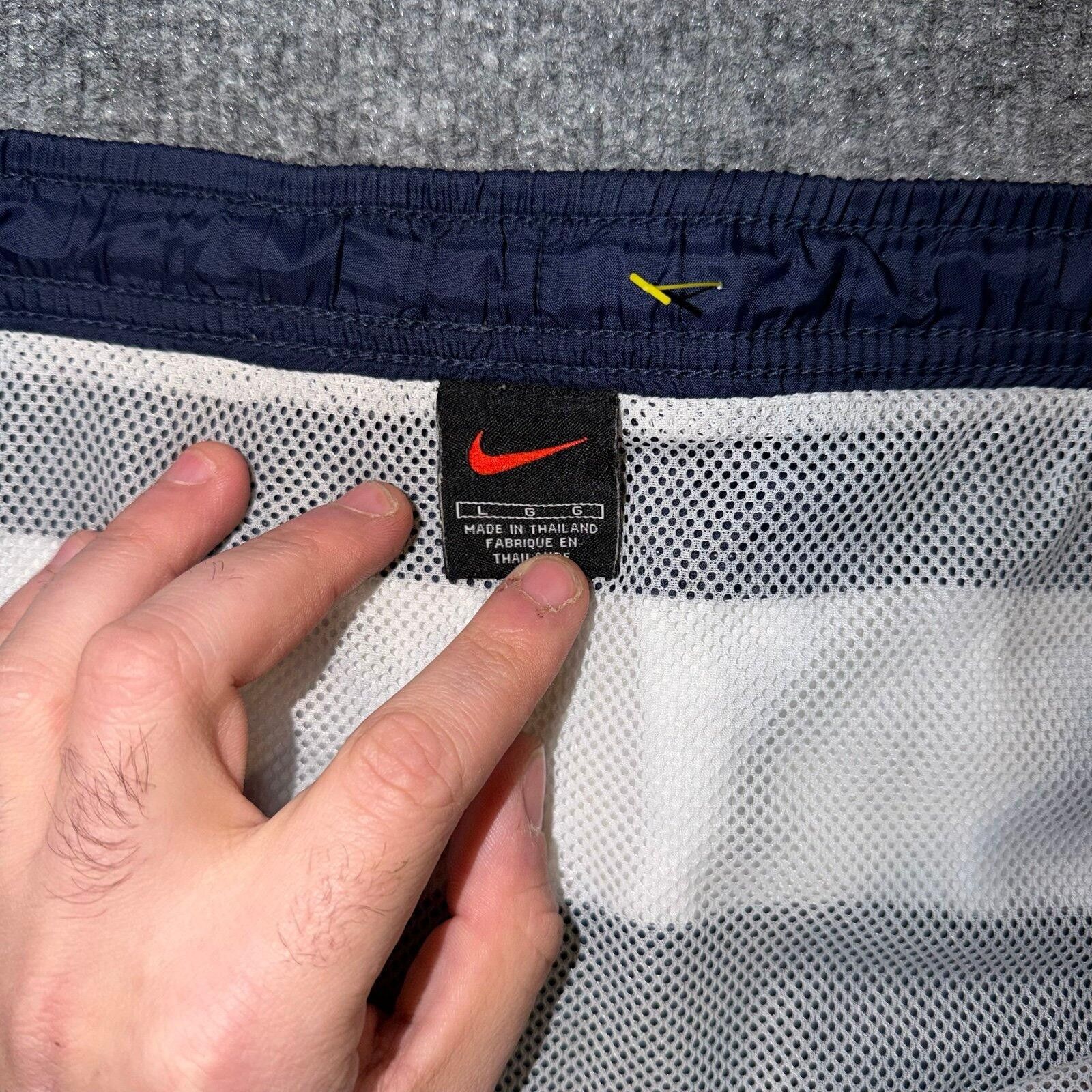 Nike Nike Navy Blue Spellout Lined Surf Board Shorts Mens LG Size US 34 / EU 50 - 6 Thumbnail